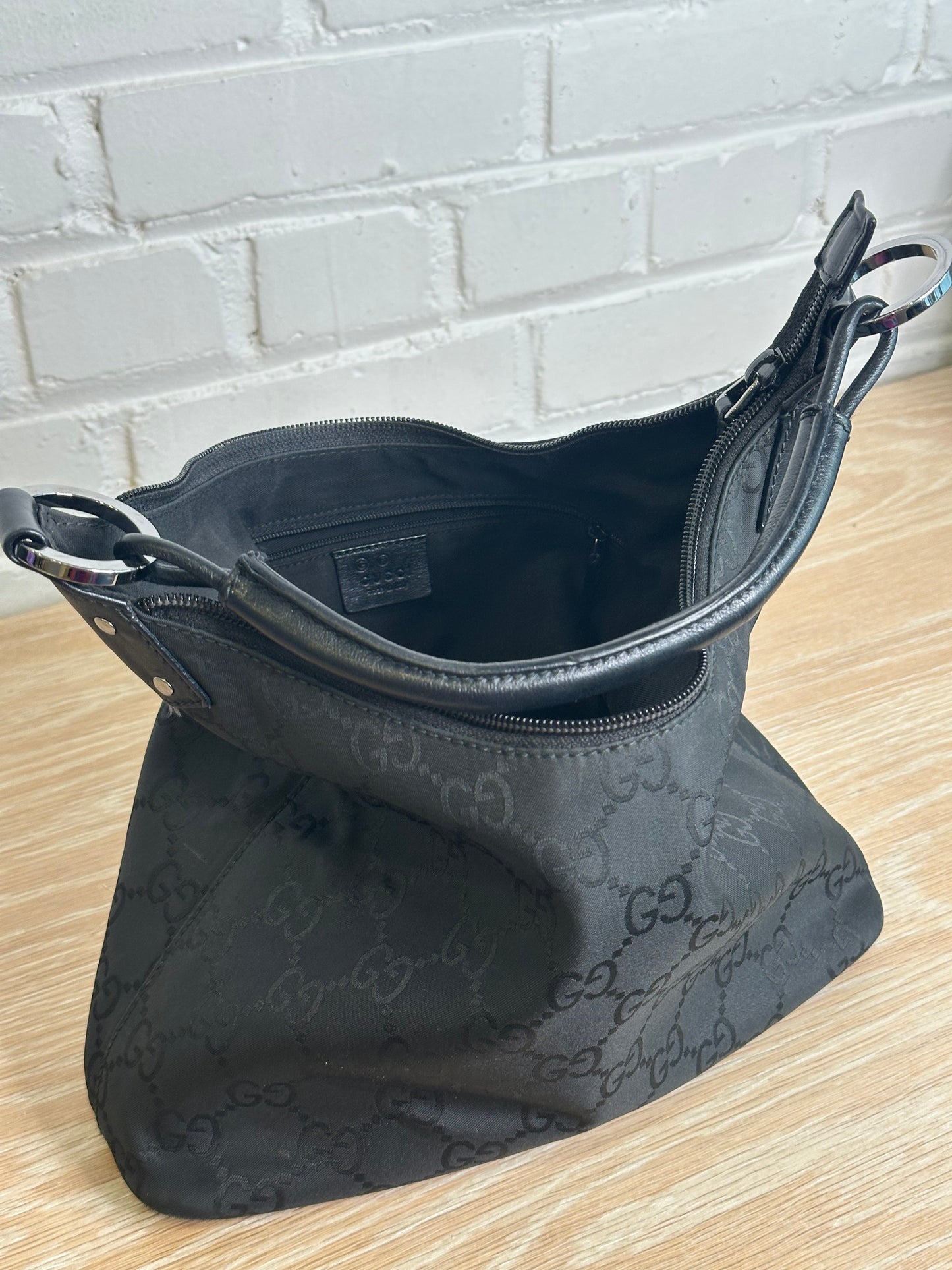Gucci Canvas GG Hobo Bag