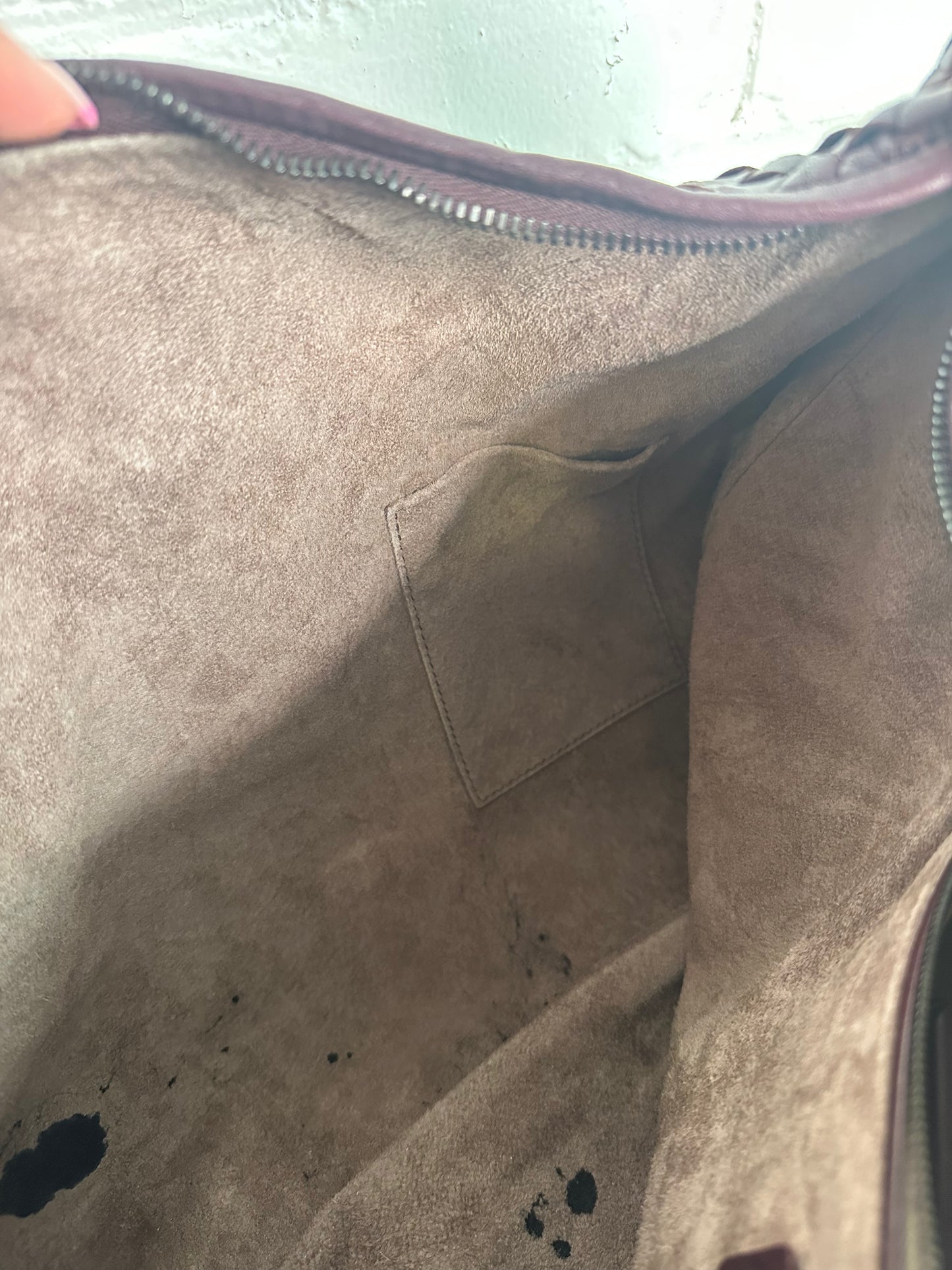 Bottega Veneta Intrecciato Deep Burgundy Hobo bag