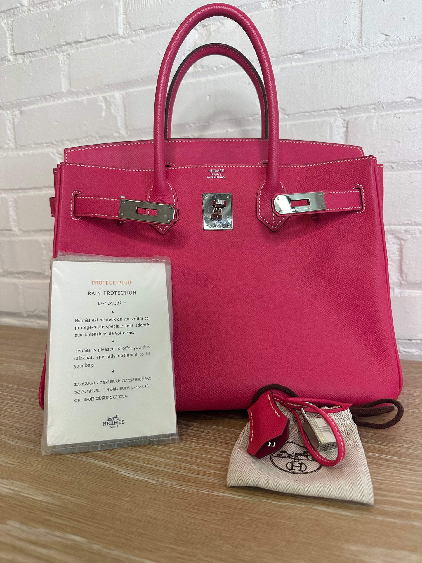 Hermes Birkin 30, Rose Tyrien