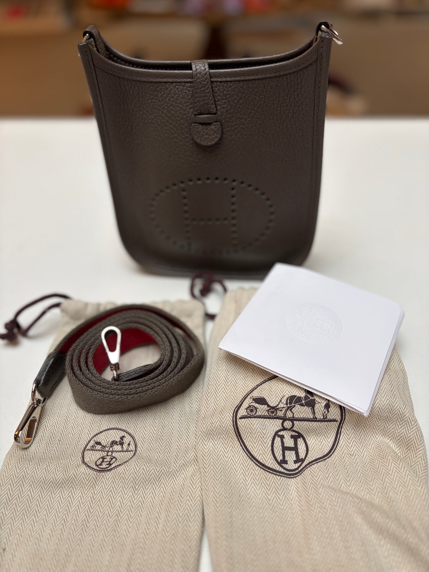 Hermes Evelyne TPM Etain Verso