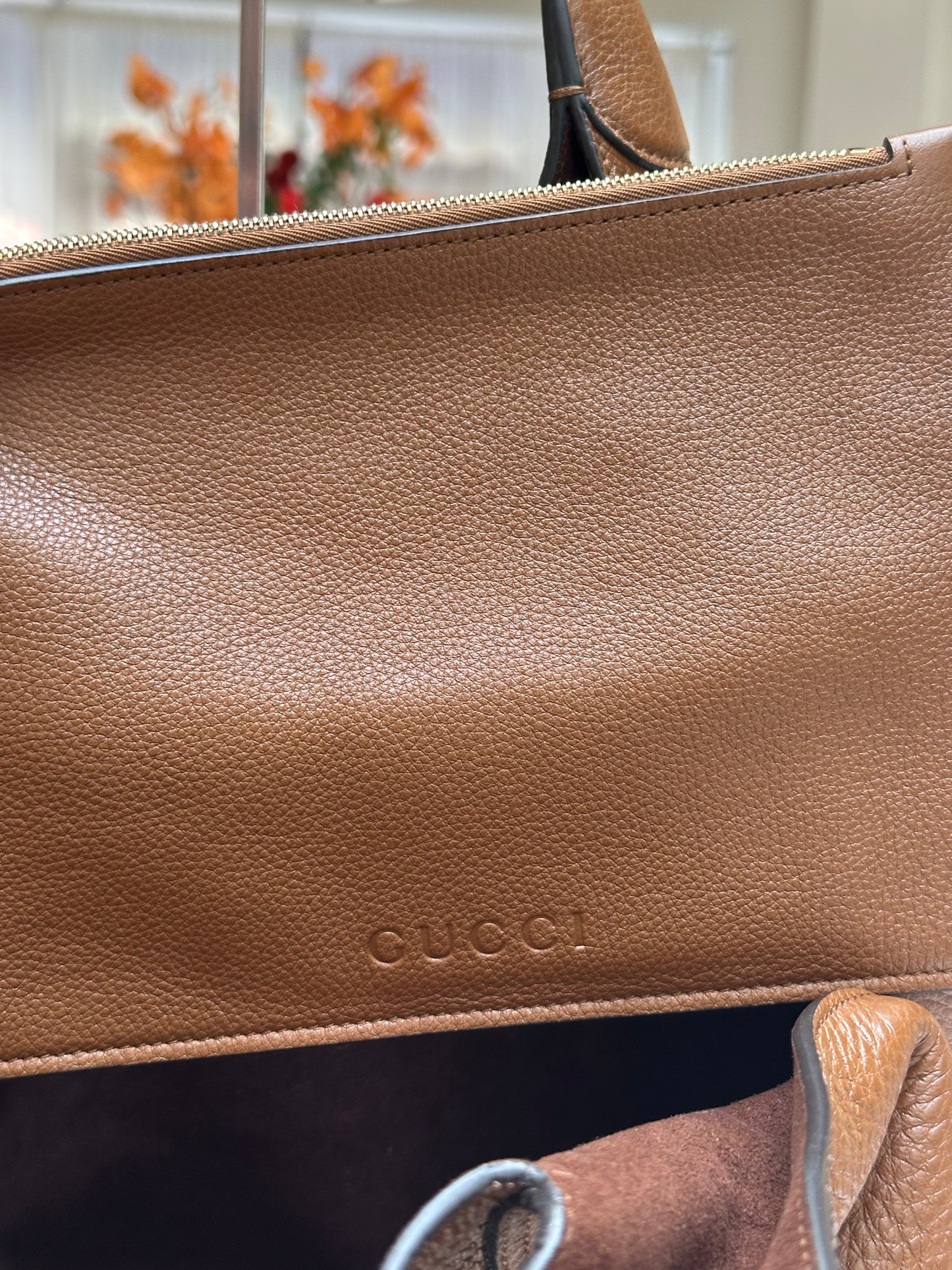 Gucci Softbit Maxi, Cognac