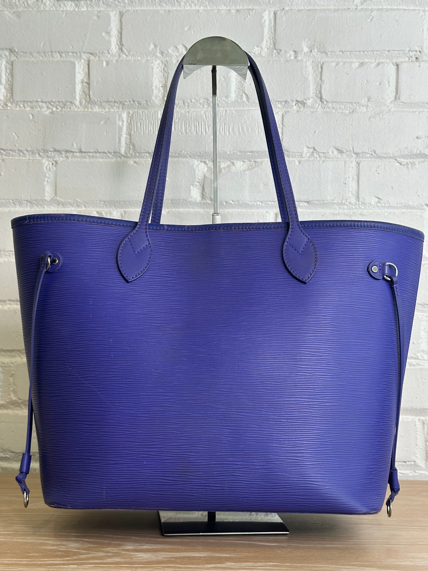 Louis Vuitton MM Neverfull Blue/Purple Epi Leather