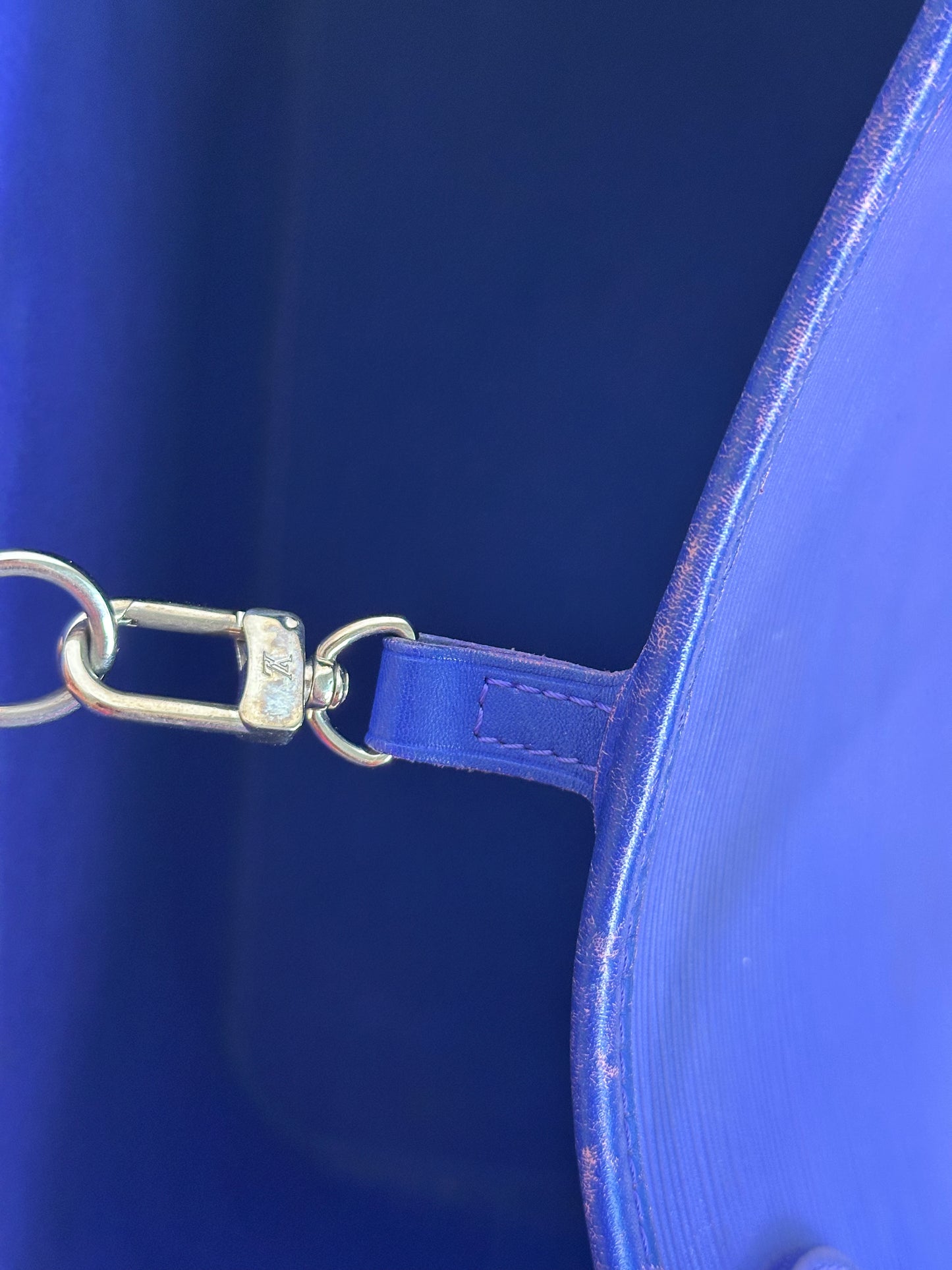 Louis Vuitton MM Neverfull Blue/Purple Epi Leather