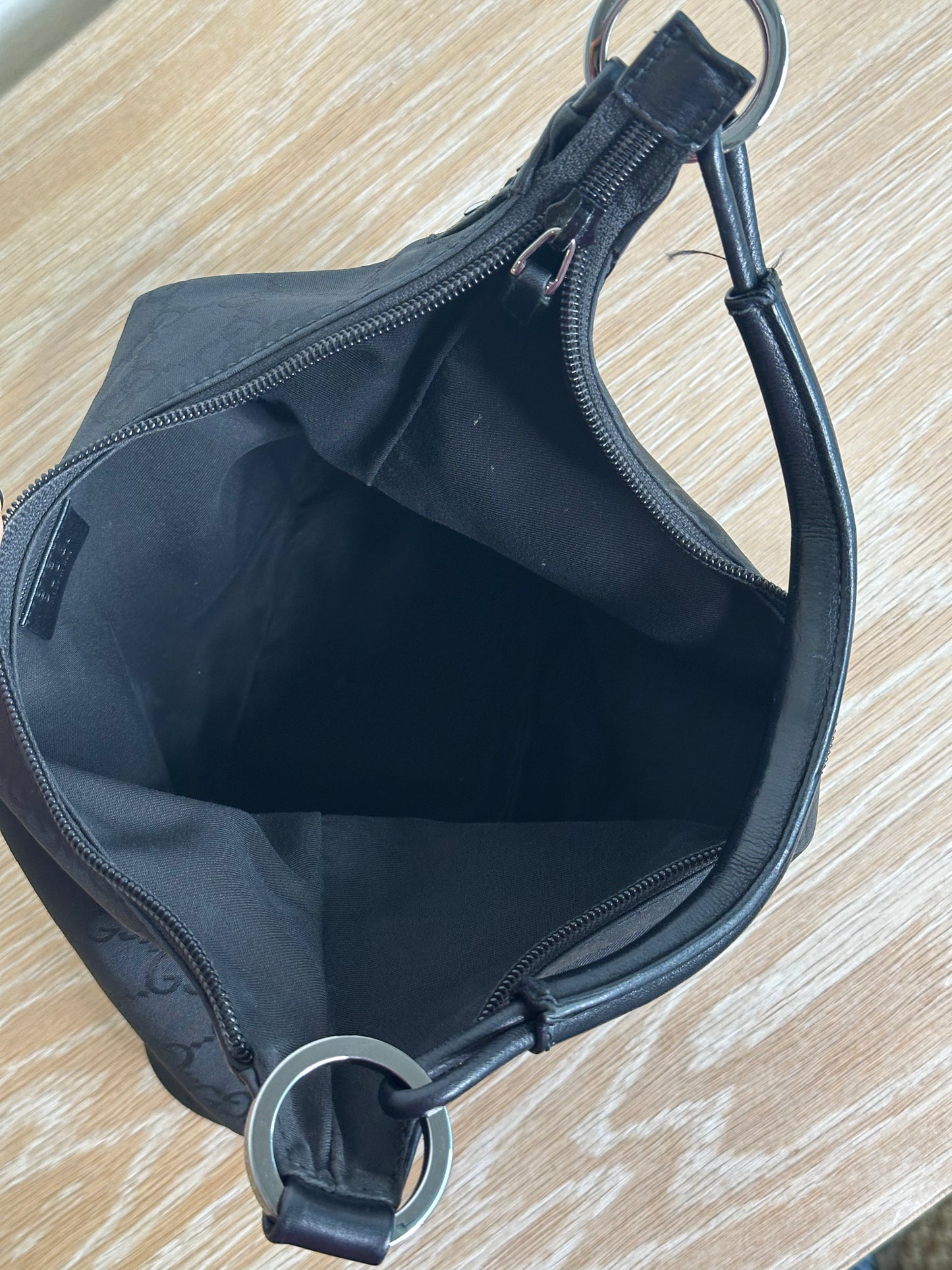 Gucci Canvas GG Hobo Bag