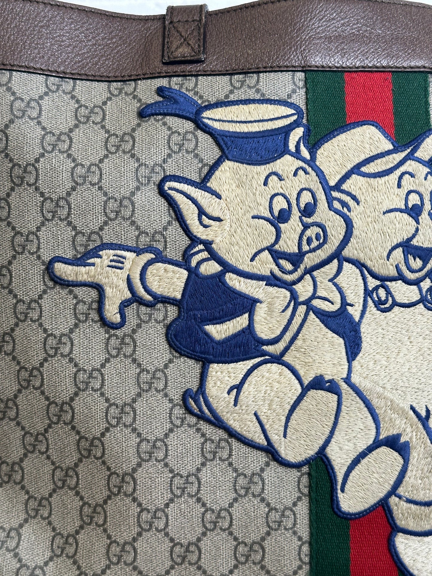 Gucci X Disney GG Supreme Ophidia Tote