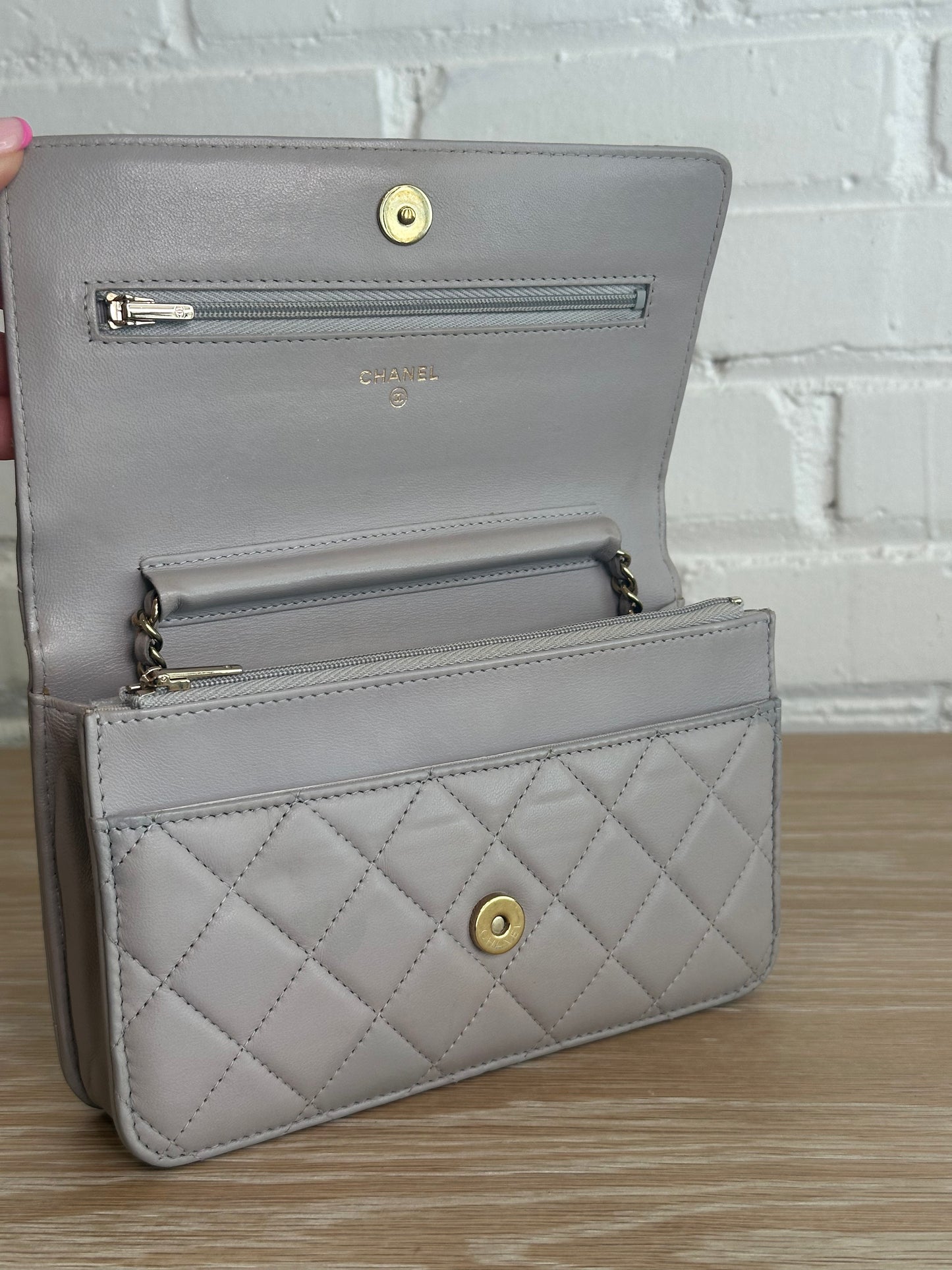Chanel WOC Grey