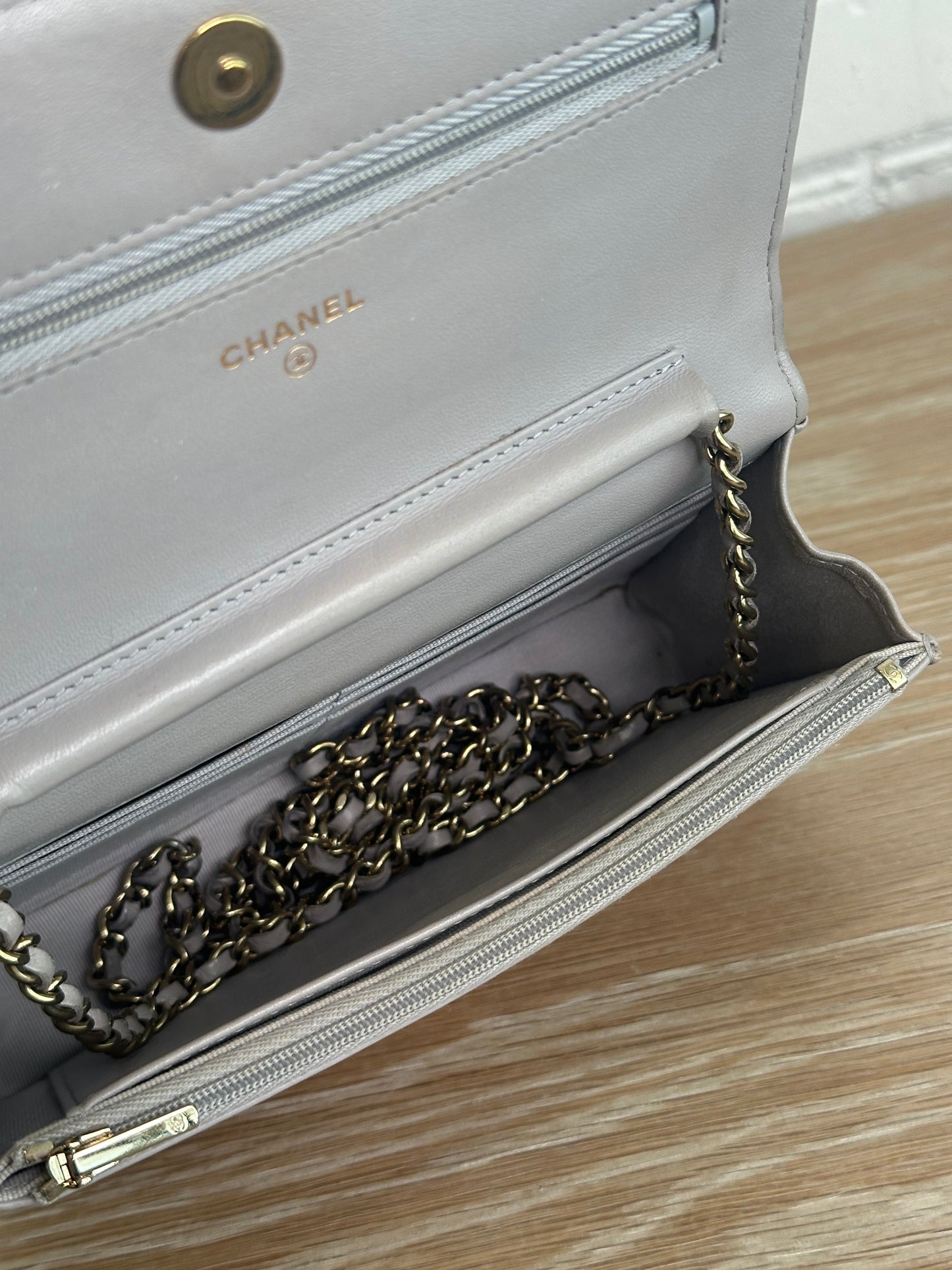 Chanel WOC Grey