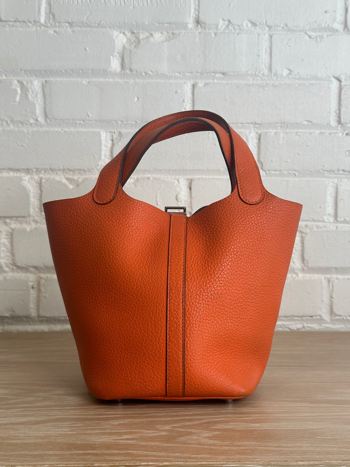 Hermes Orange Picotin 18