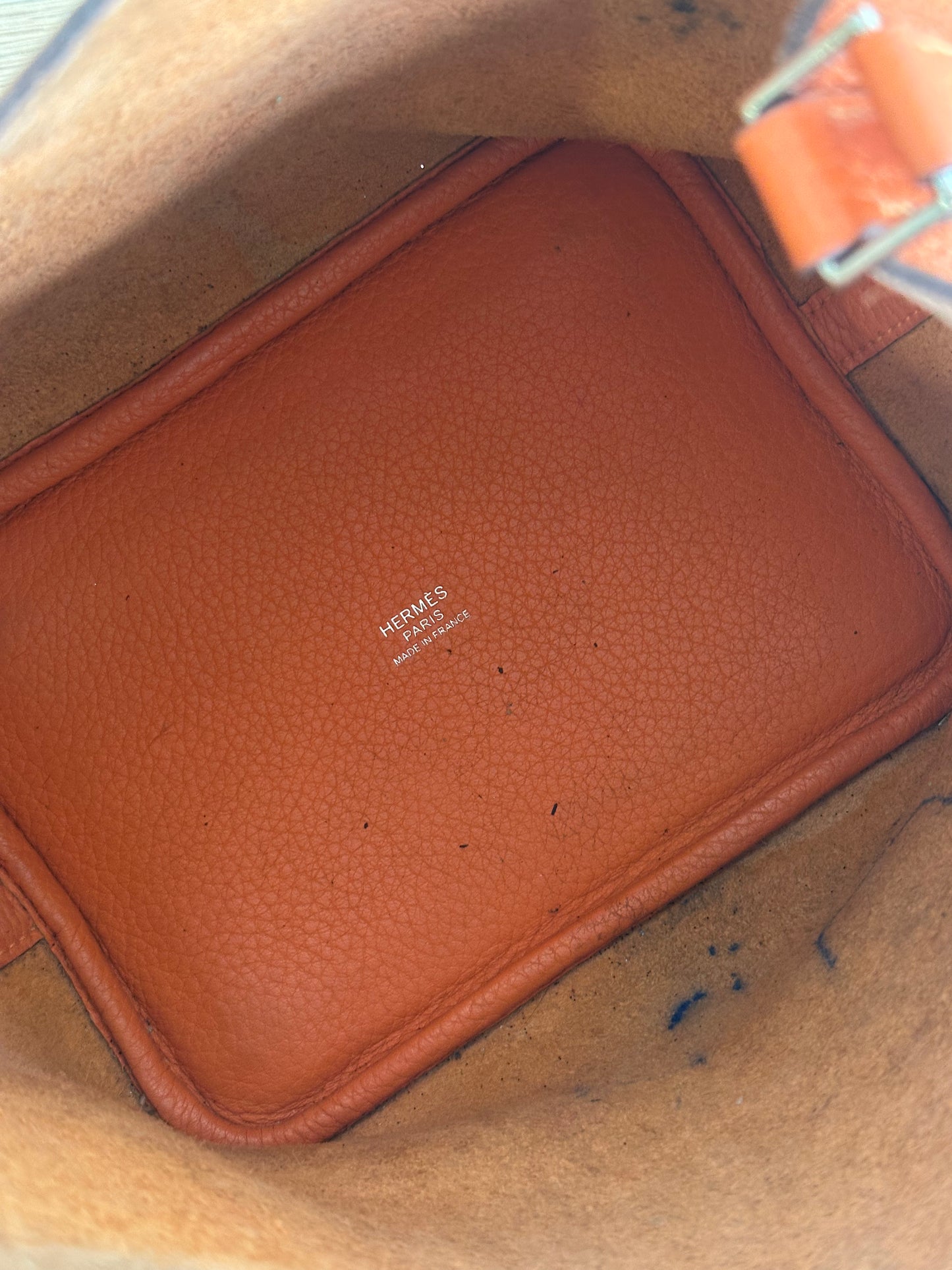 Hermes Orange Picotin 18