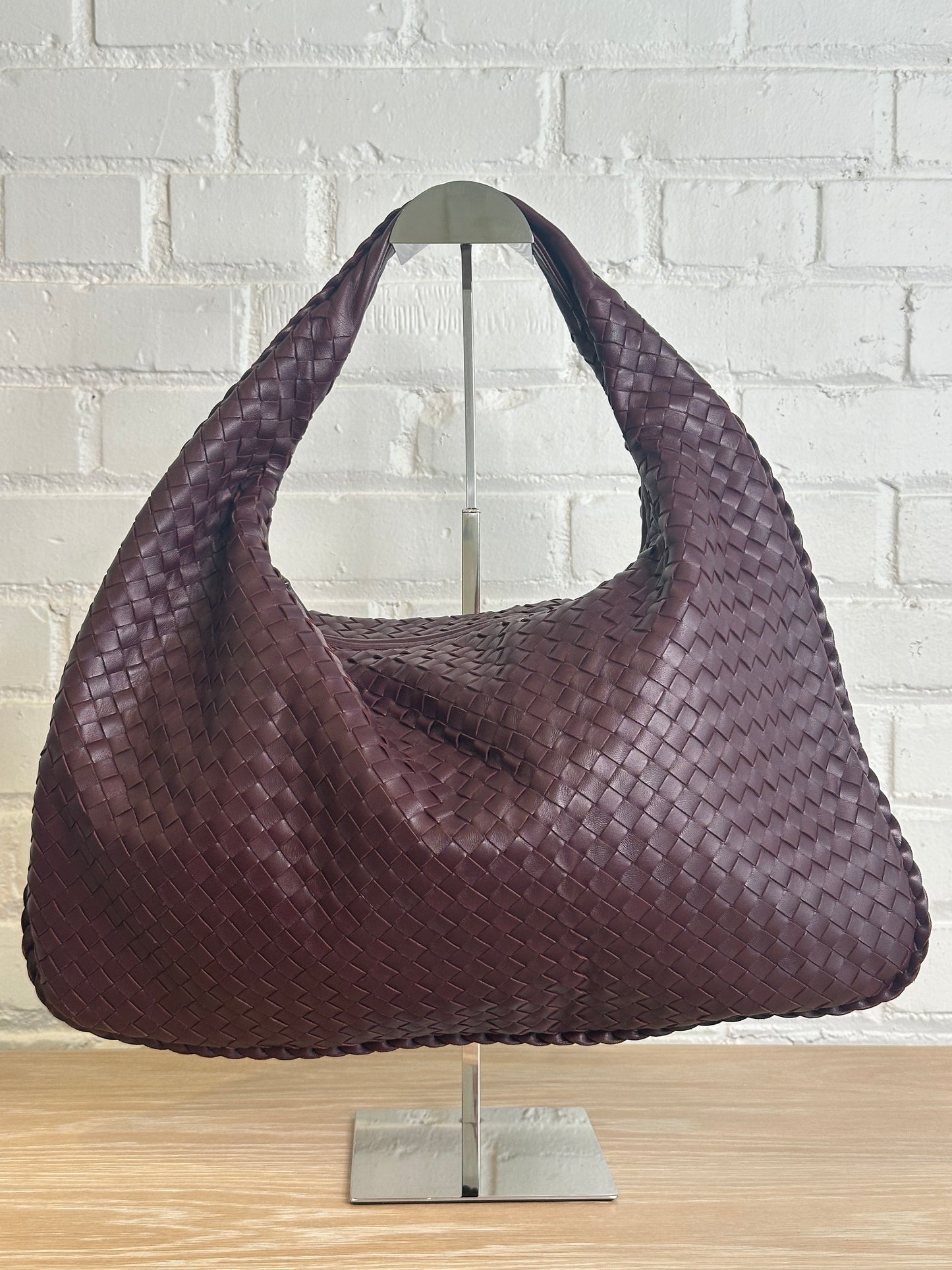 Bottega Veneta Intrecciato Deep Burgundy Hobo bag