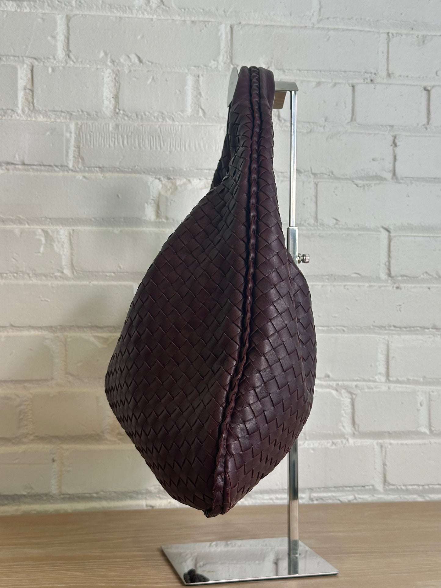 Bottega Veneta Intrecciato Deep Burgundy Hobo bag