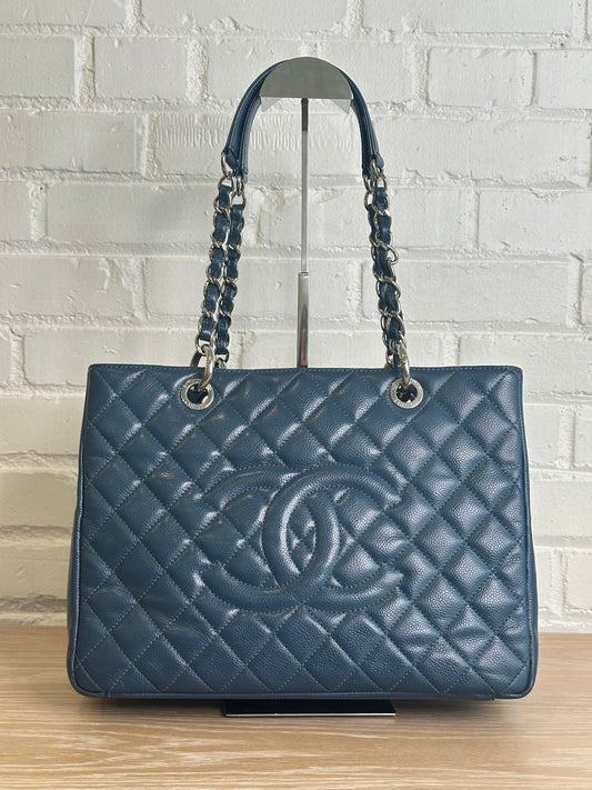 Chanel GST Blue Caviar Bag