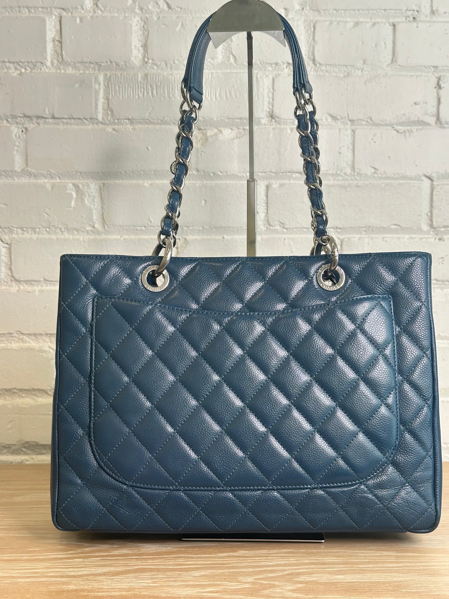Chanel GST Blue Caviar Bag