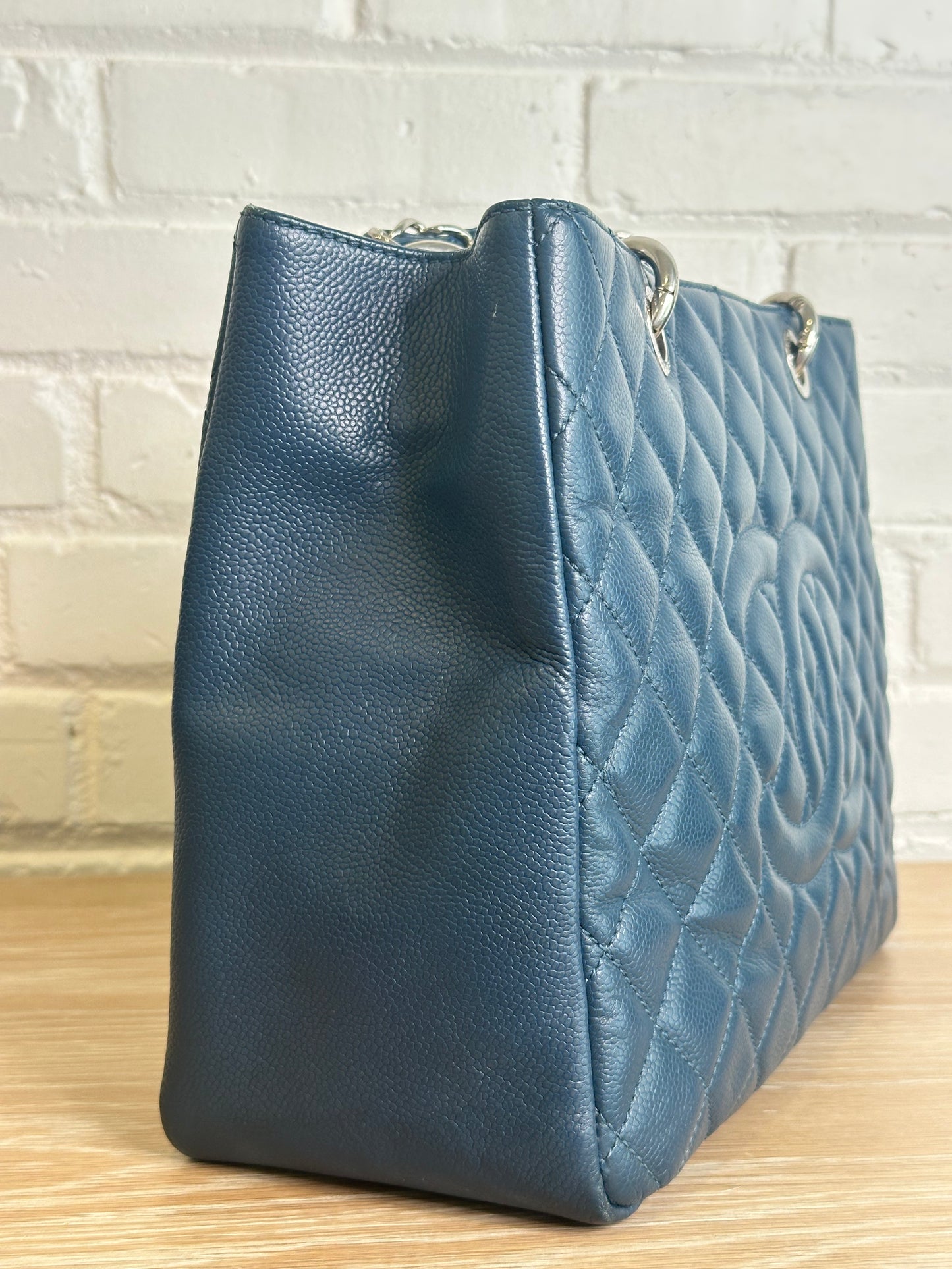 Chanel GST Blue Caviar Bag