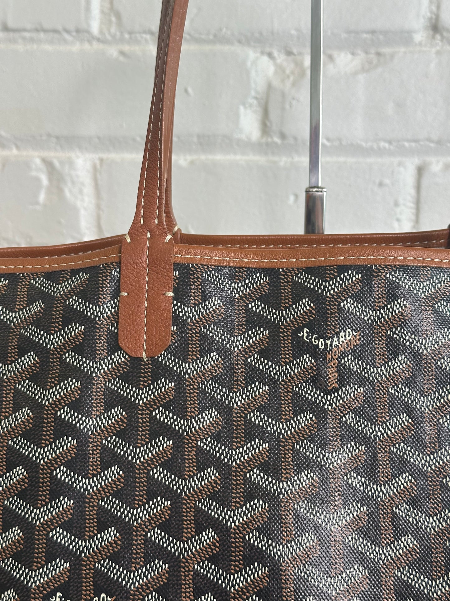 Goyard St. Louis PM, Brown/Black