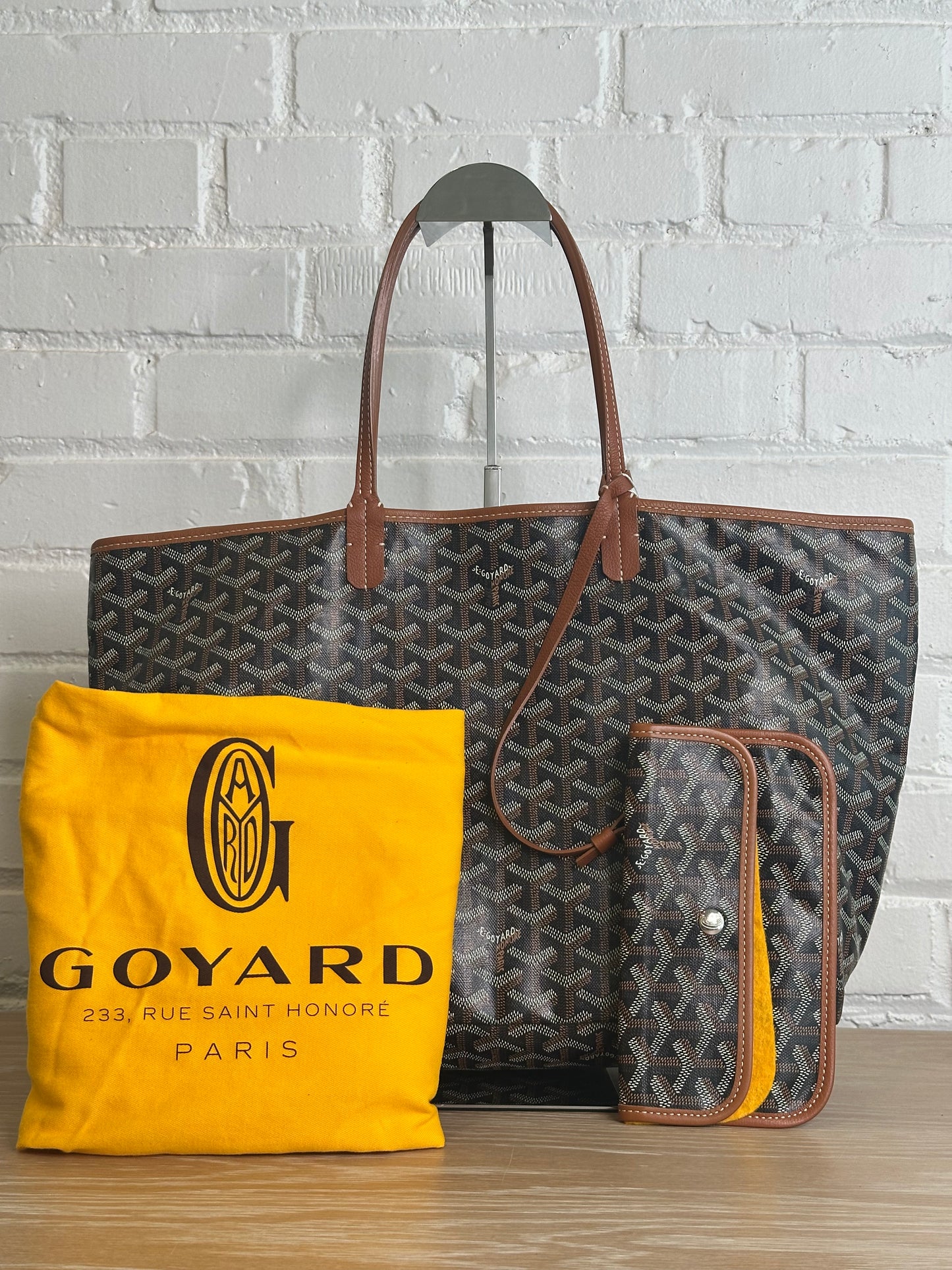 Goyard St. Louis PM, Brown/Black