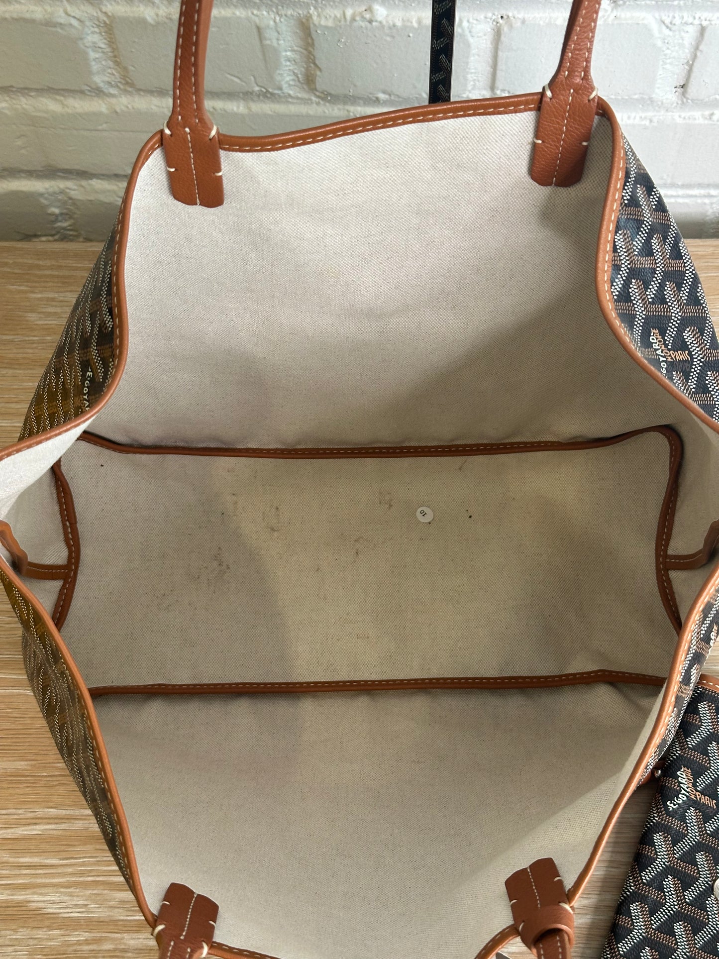 Goyard St. Louis PM, Brown/Black