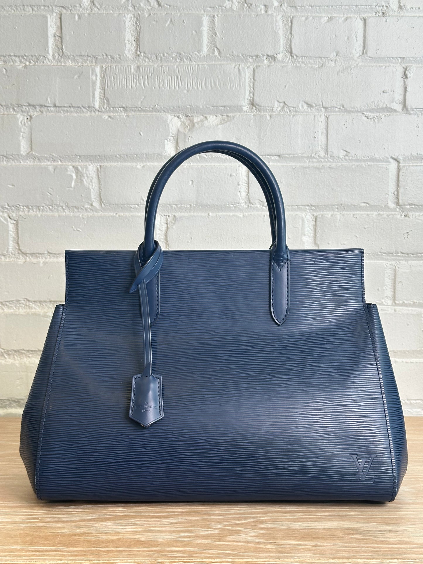 Louis Vuitton Epi Leather Marly Bag, Navy