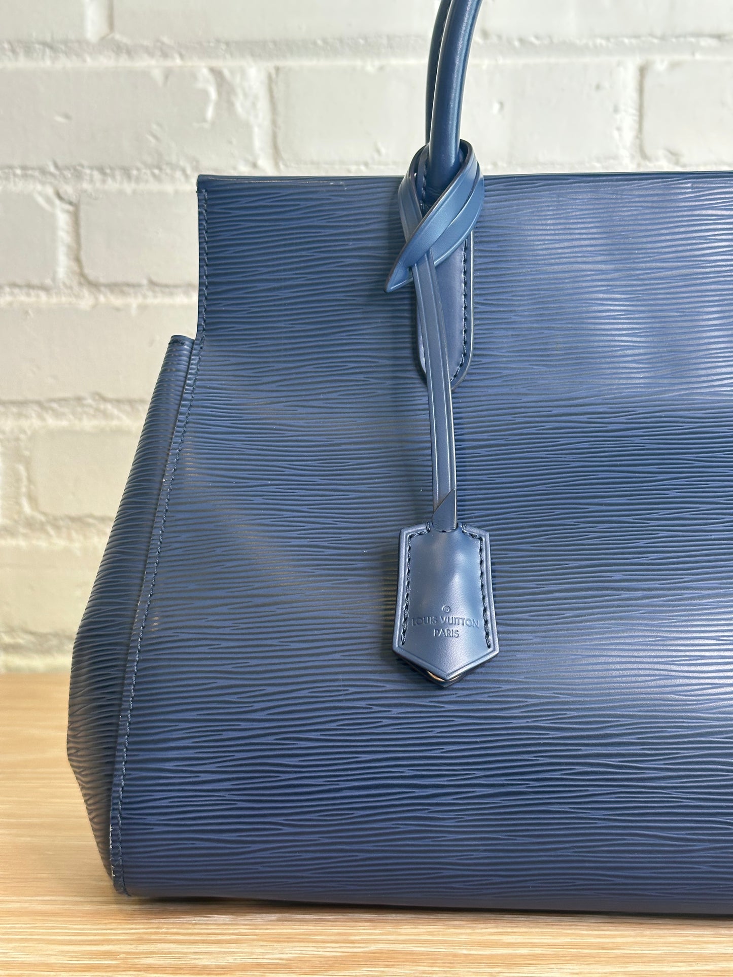 Louis Vuitton Epi Leather Marly Bag, Navy