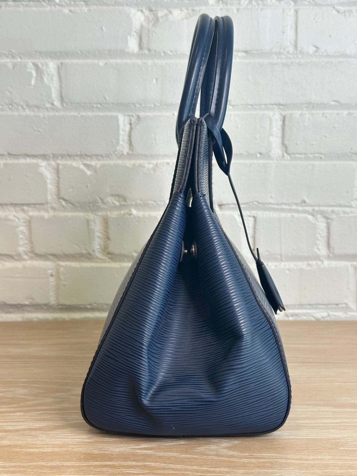 Louis Vuitton Epi Leather Marly Bag, Navy