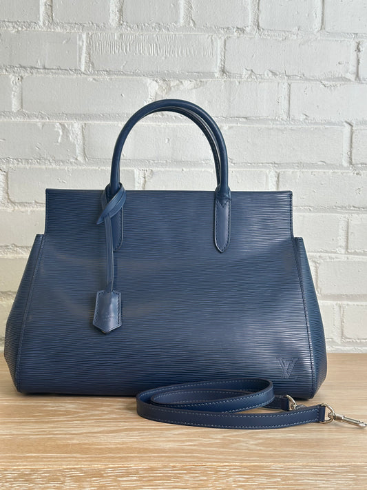 Louis Vuitton Epi Leather Marly Bag, Navy