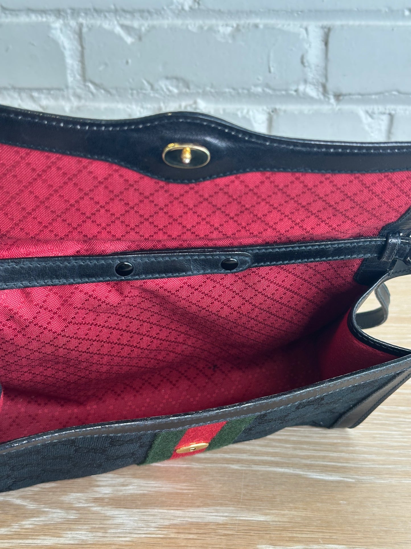 Vintage Gucci GG Canvas Web Shoulder bag