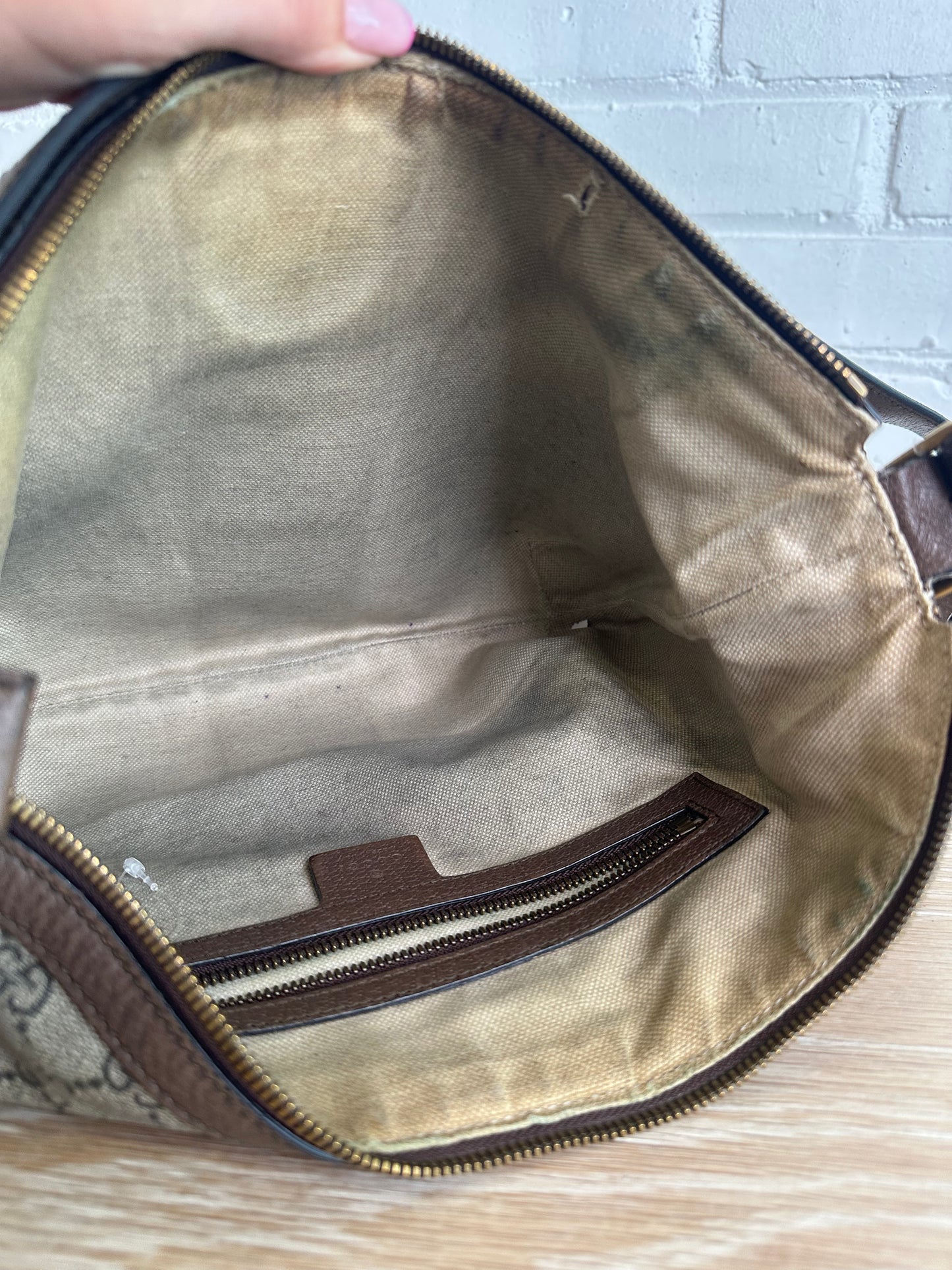 Gucci Ophidia Half Moon Hobo Bag