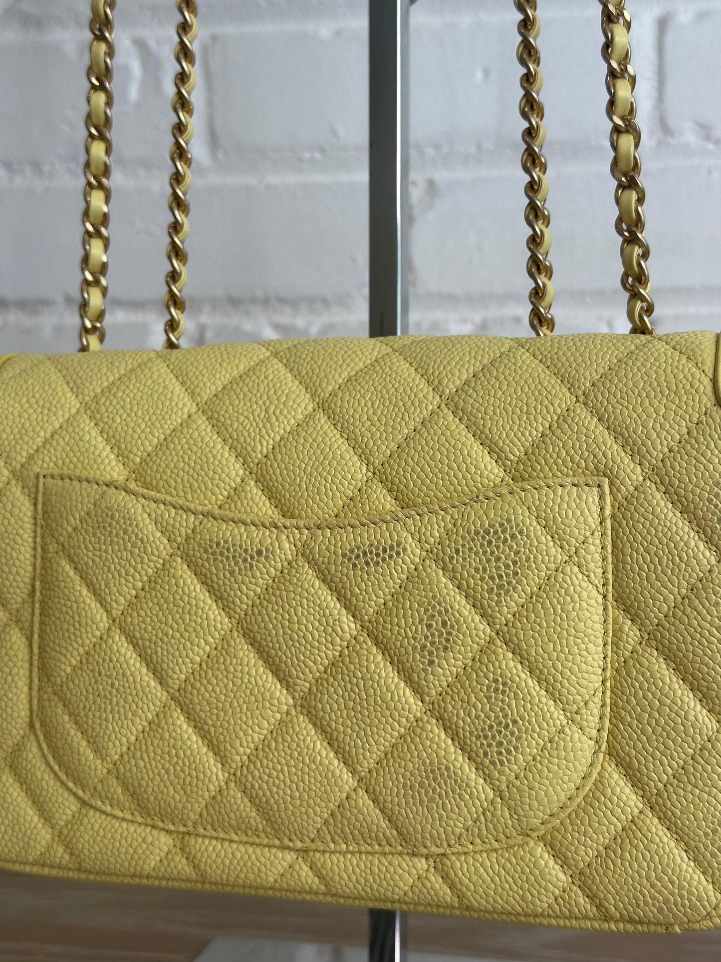 Chanel CC Filigree, Butter Yellow