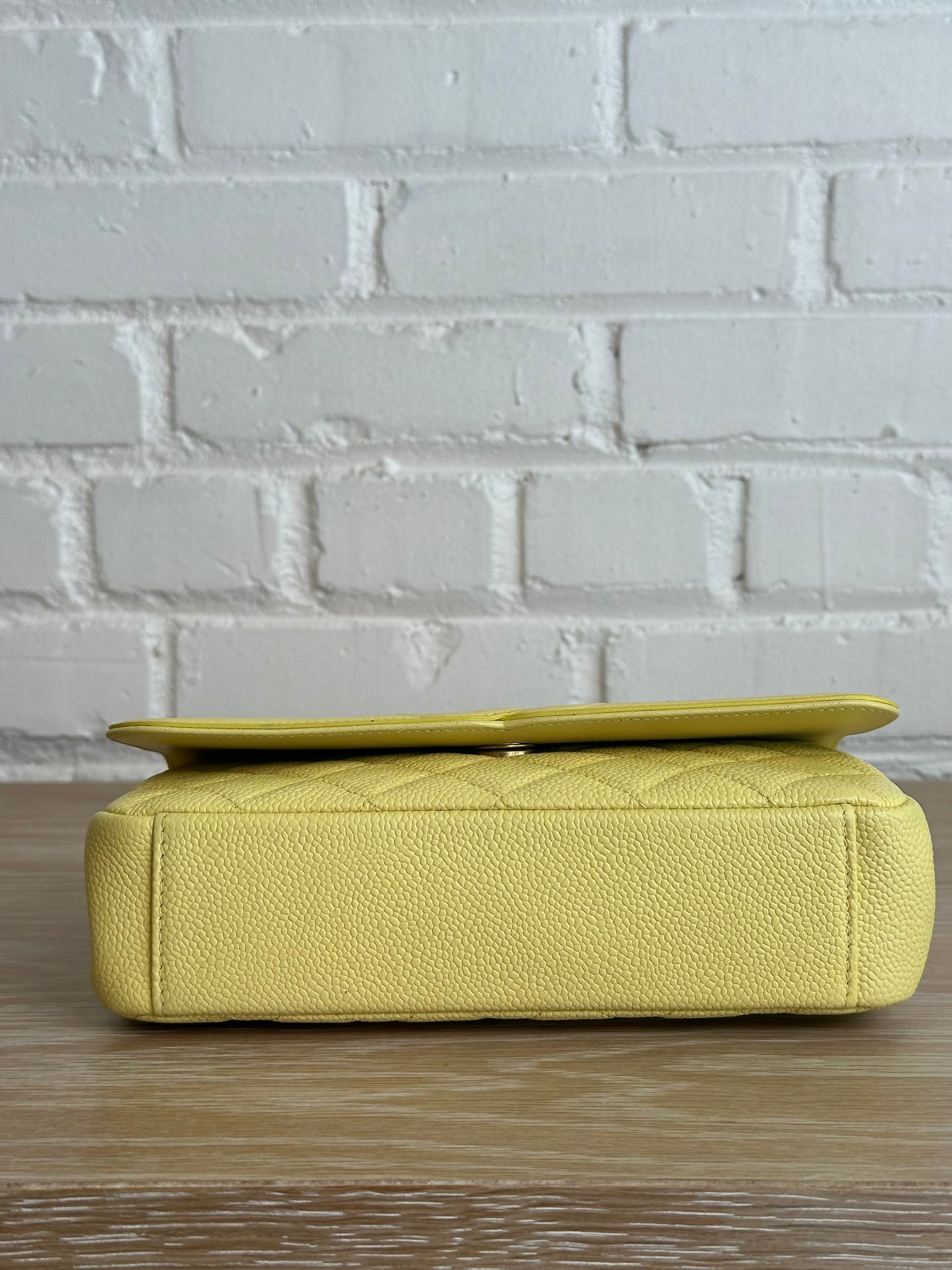 Chanel CC Filigree, Butter Yellow
