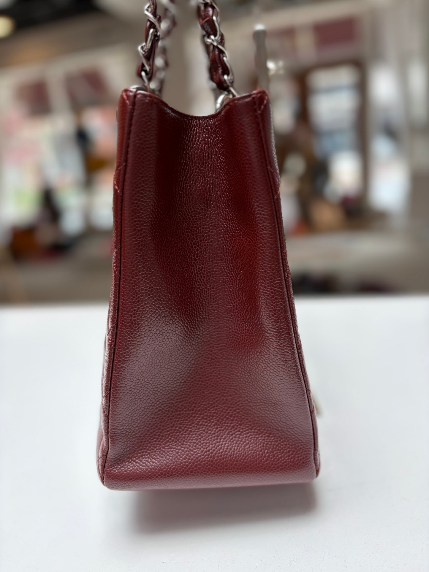 Chanel GST Quilted Caviar Burgundy