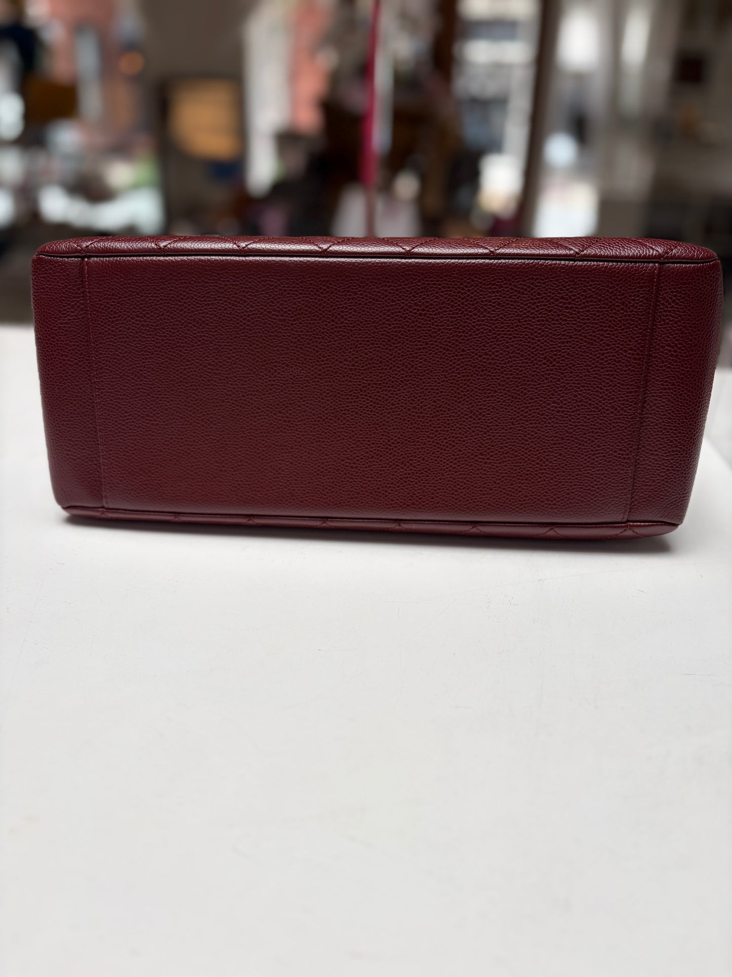 Chanel GST Quilted Caviar Burgundy