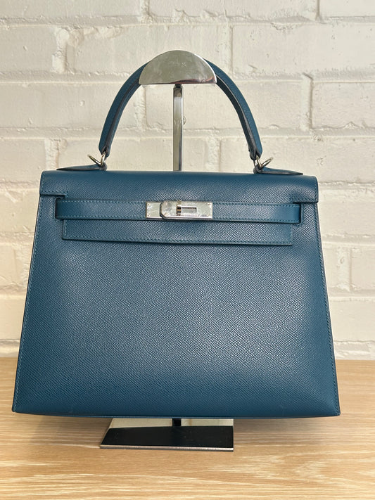 Hermes Kelly 28, Bleu Colvert