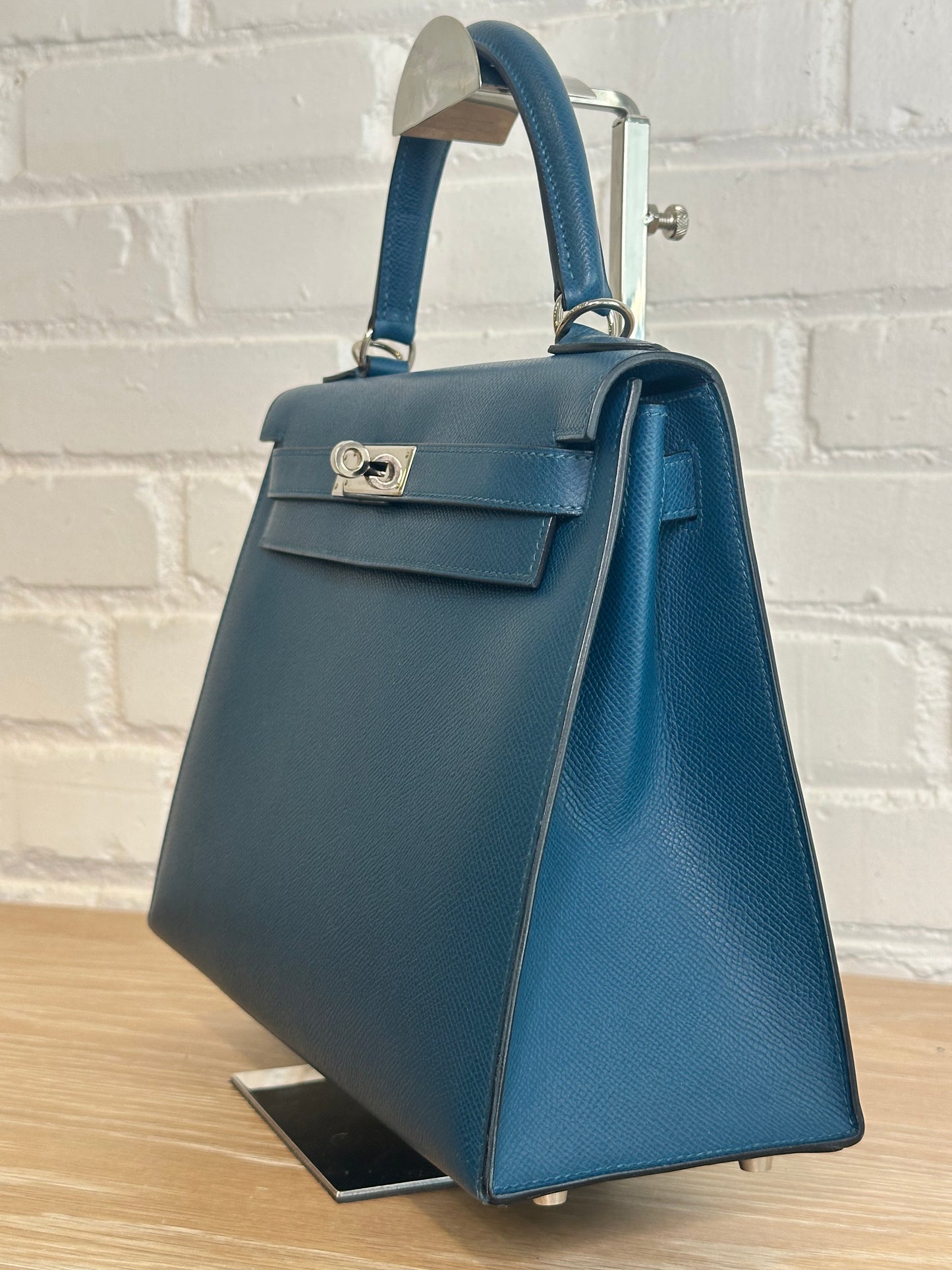 Hermes Kelly 28, Bleu Colvert