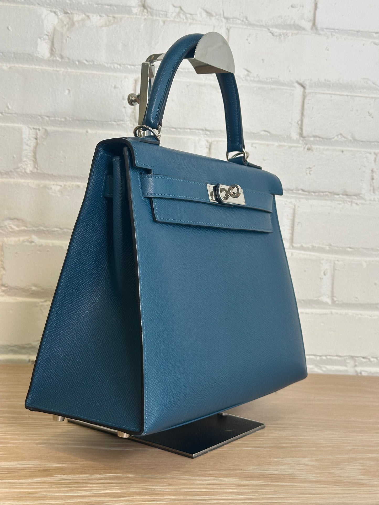 Hermes Kelly 28, Bleu Colvert