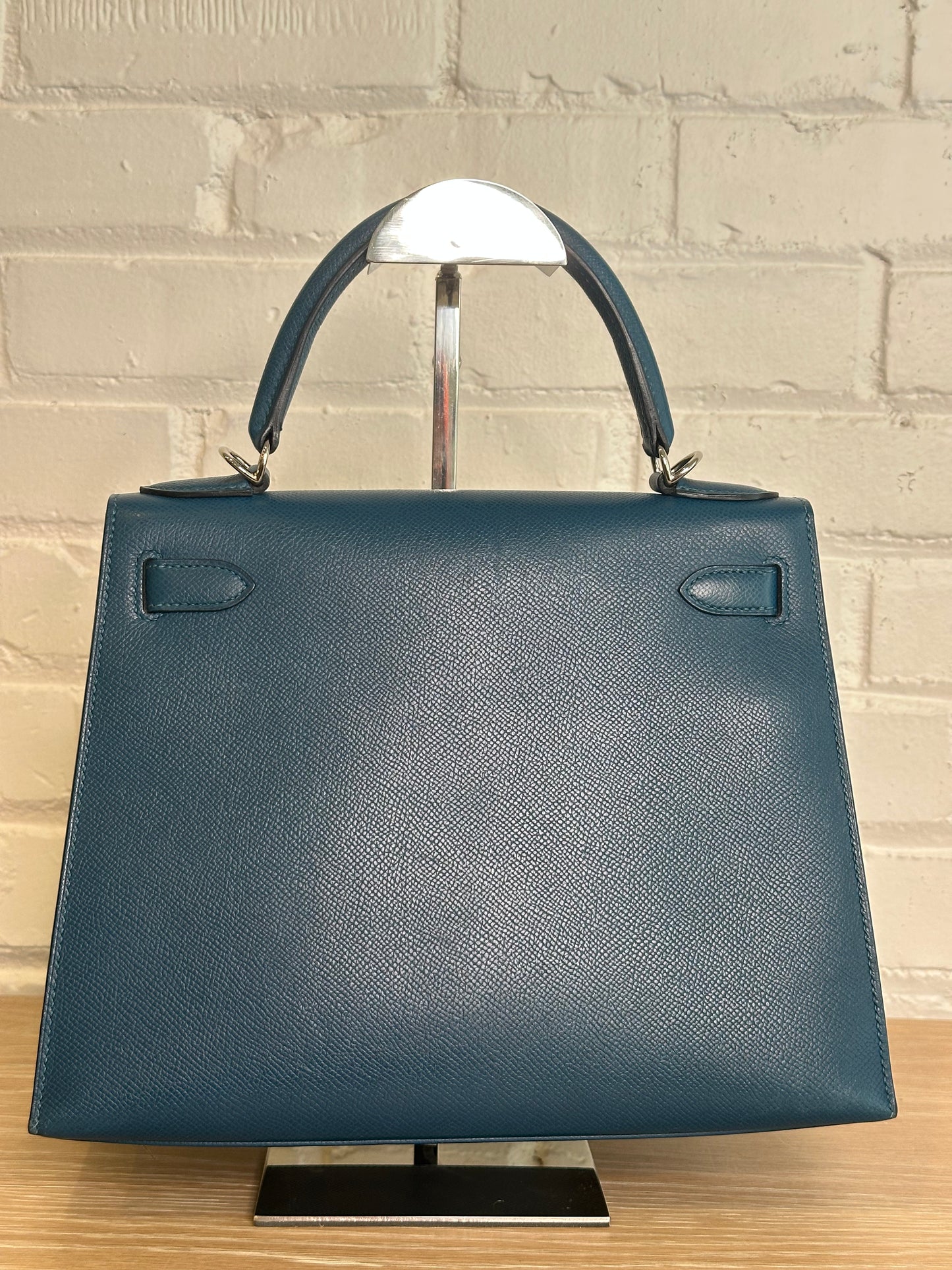 Hermes Kelly 28, Bleu Colvert