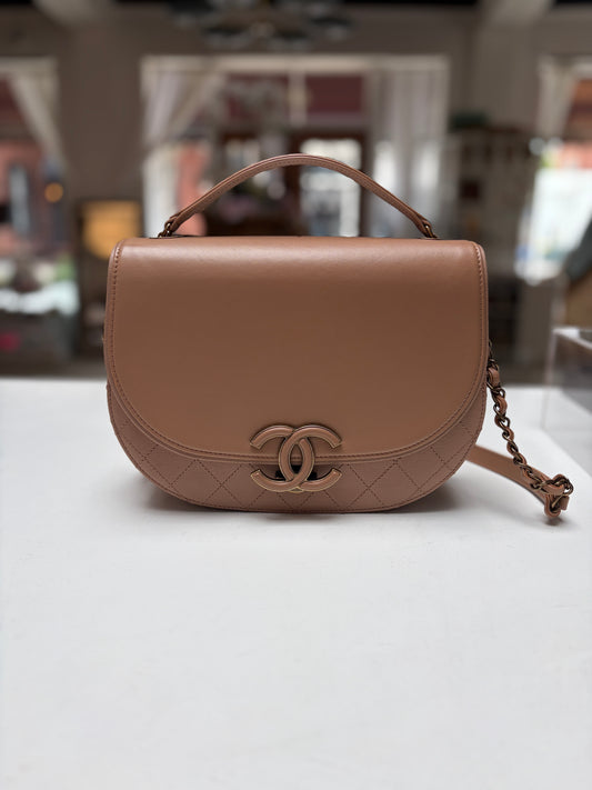 Chanel Neutral Coco Curve Flap
