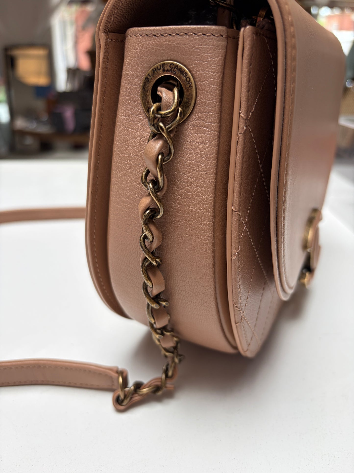 Chanel Neutral Coco Curve Flap