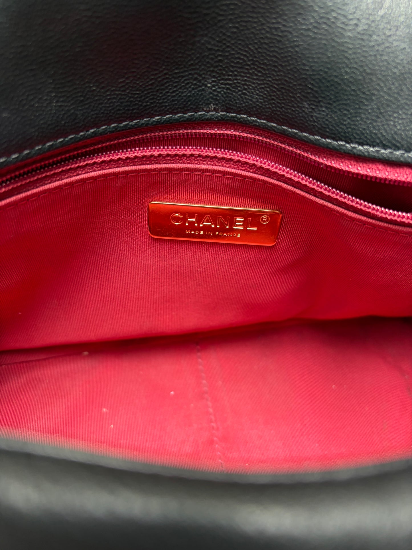 Chanel Black C19 Flap Lambskin