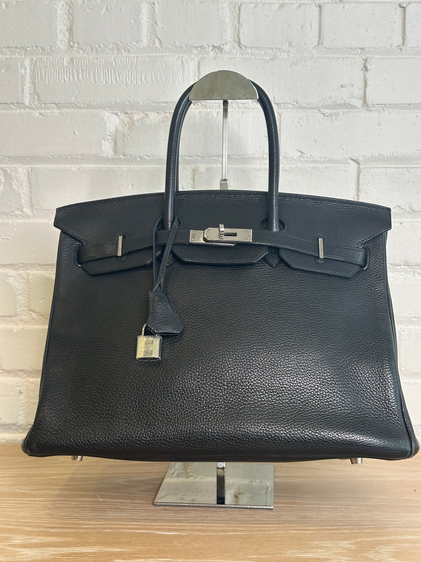 Hermes Birkin 35, Noir Togo Leather