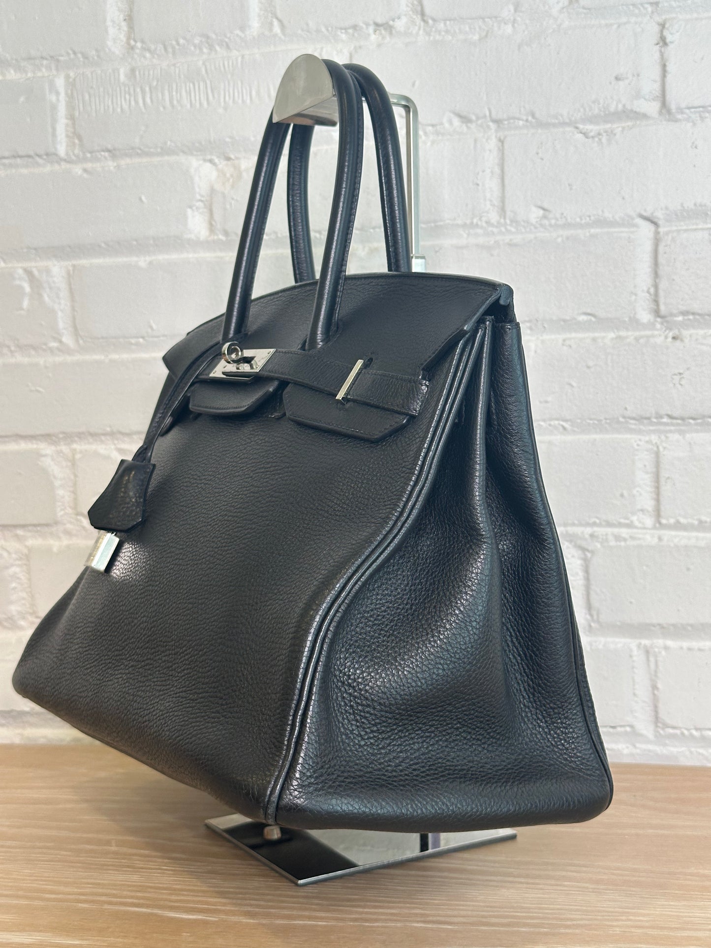 Hermes Birkin 35, Noir Togo Leather