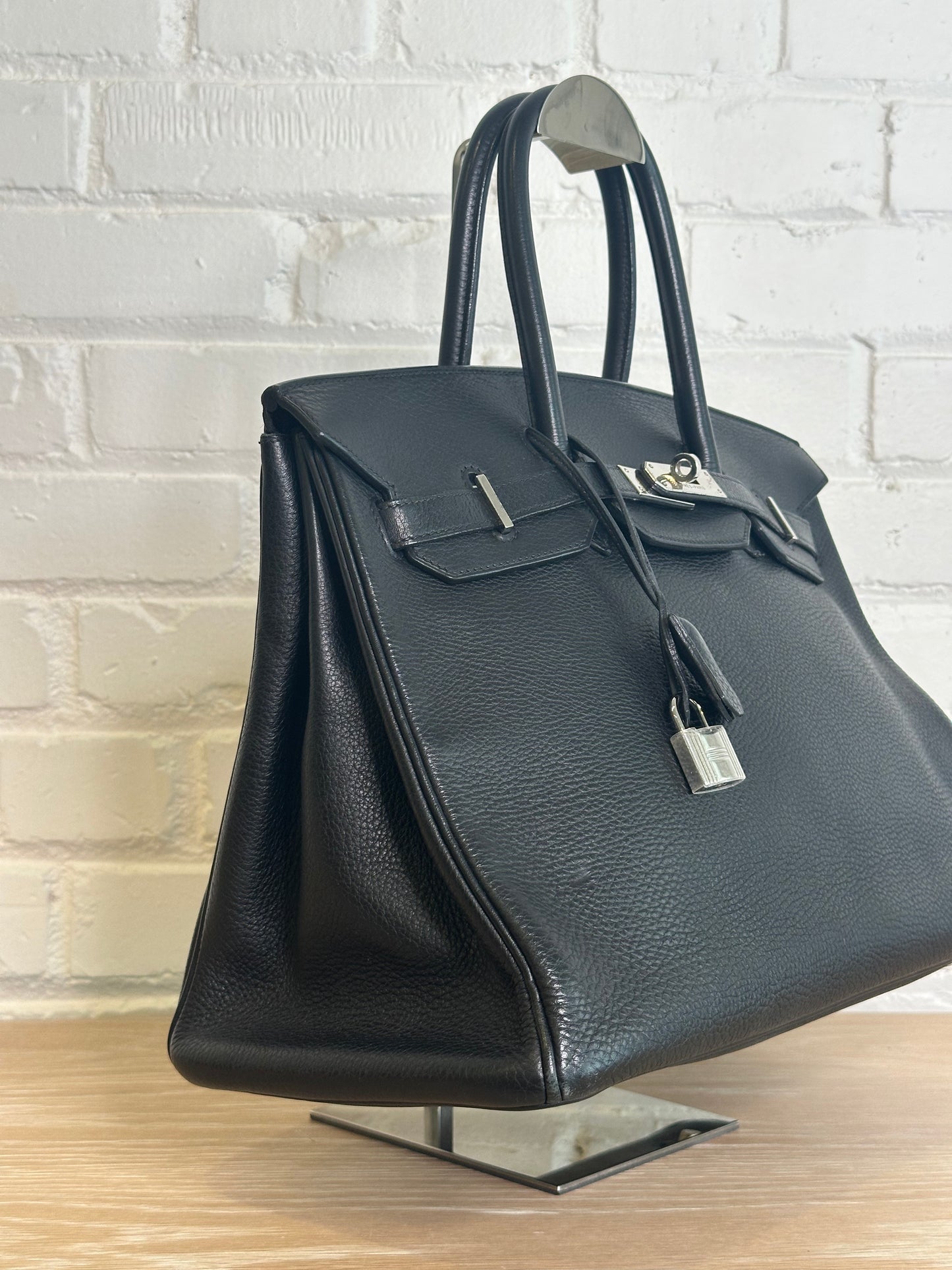 Hermes Birkin 35, Noir Togo Leather