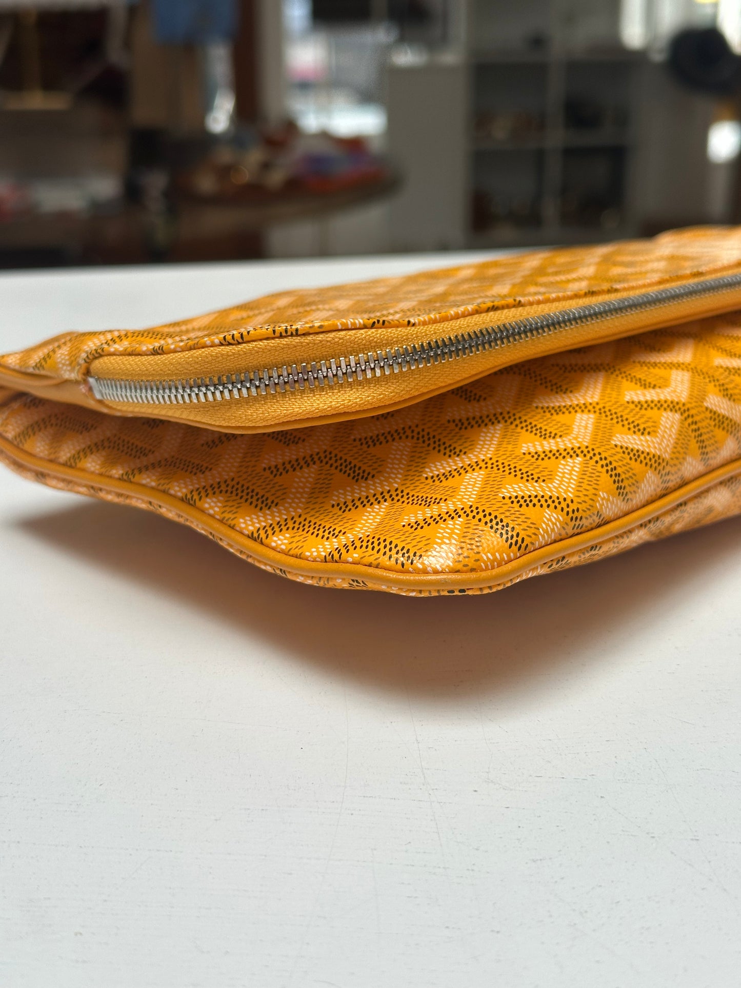 Goyard Clutch, Yellow