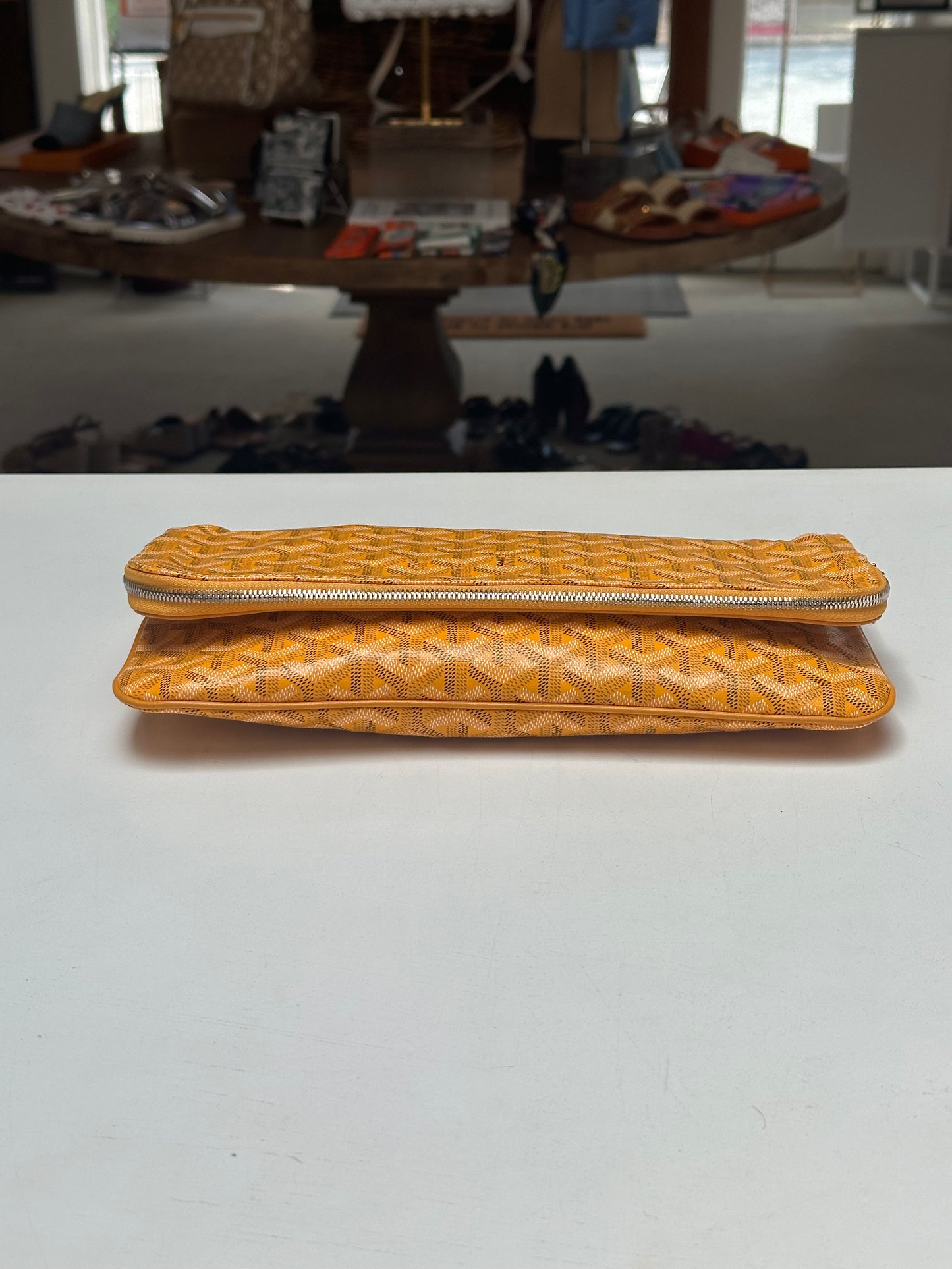 Goyard Clutch, Yellow