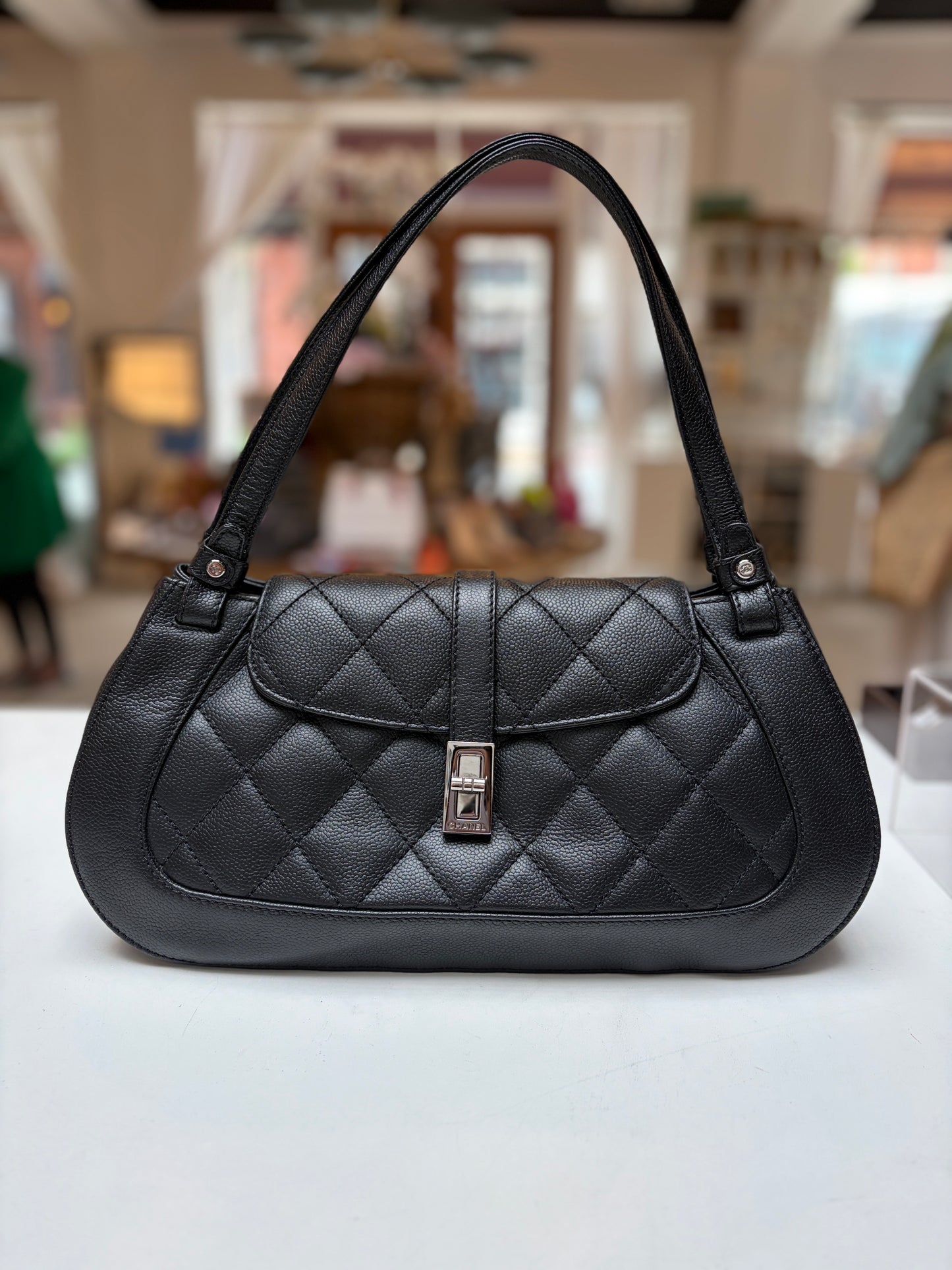 Chanel Small Black Quilted Mademoiselle Flap Bag