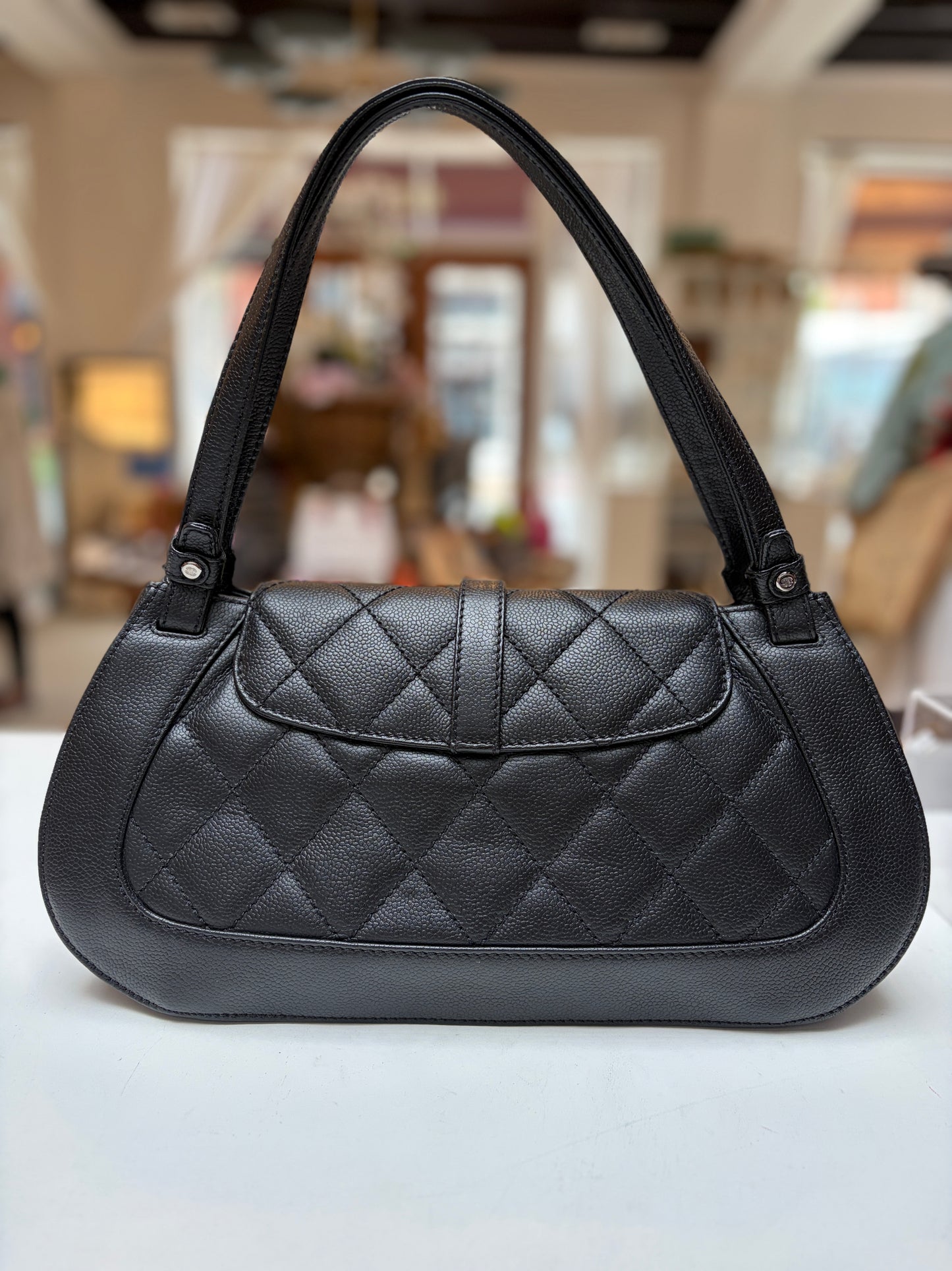 Chanel Small Black Quilted Mademoiselle Flap Bag