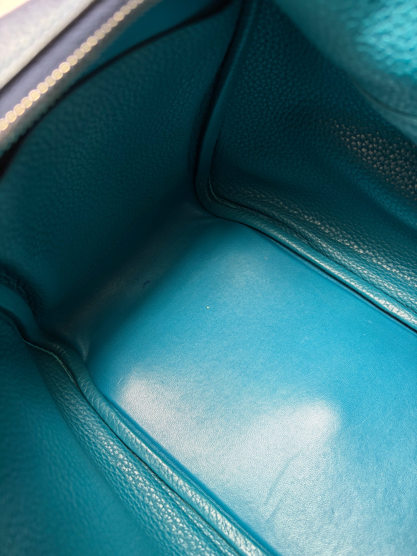 Hermes Lindy 30 Bleu Nuit Verso