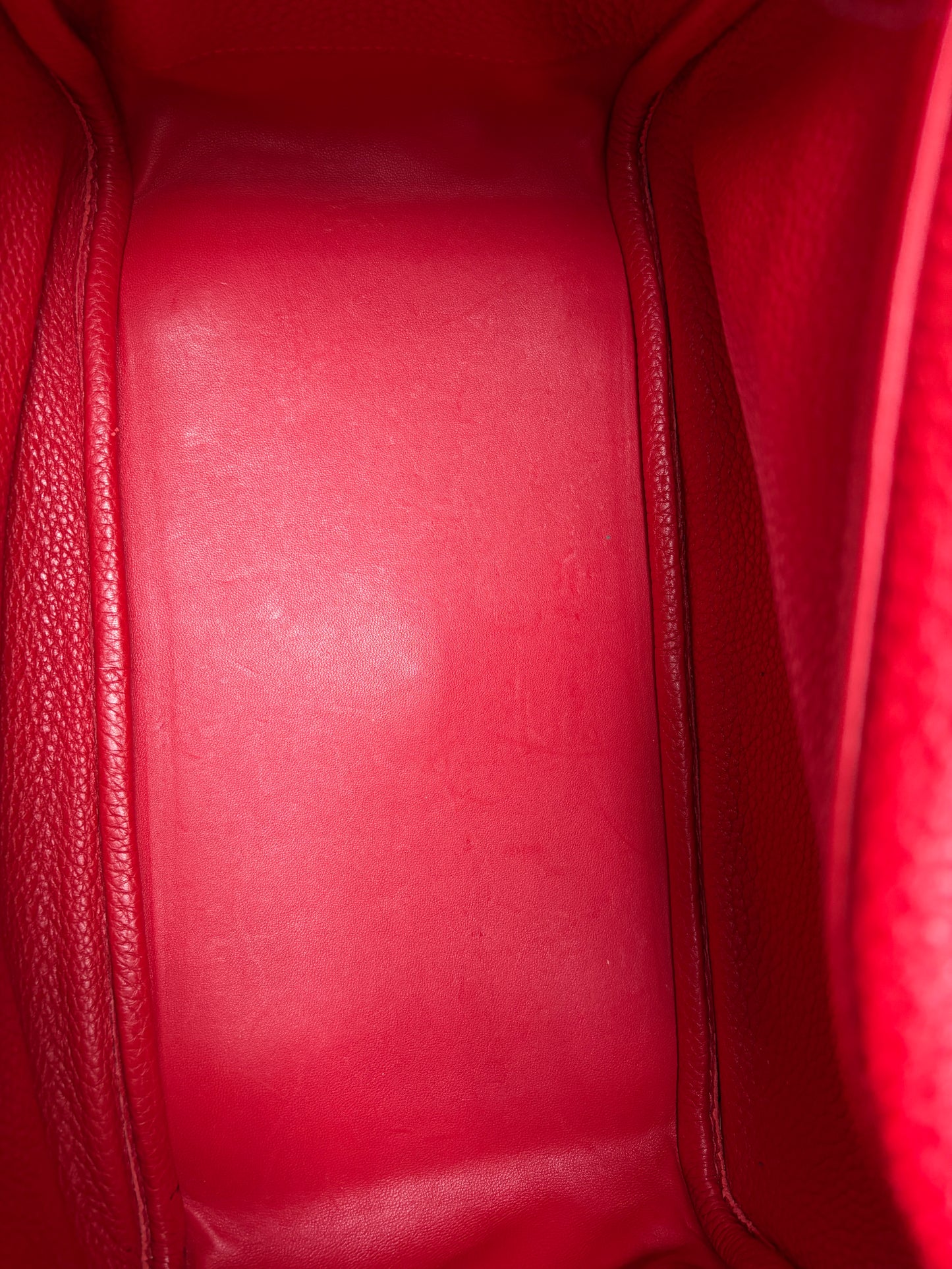 Hermes Lindy 30 Rouge H Clemance Leather Palladium Hardware