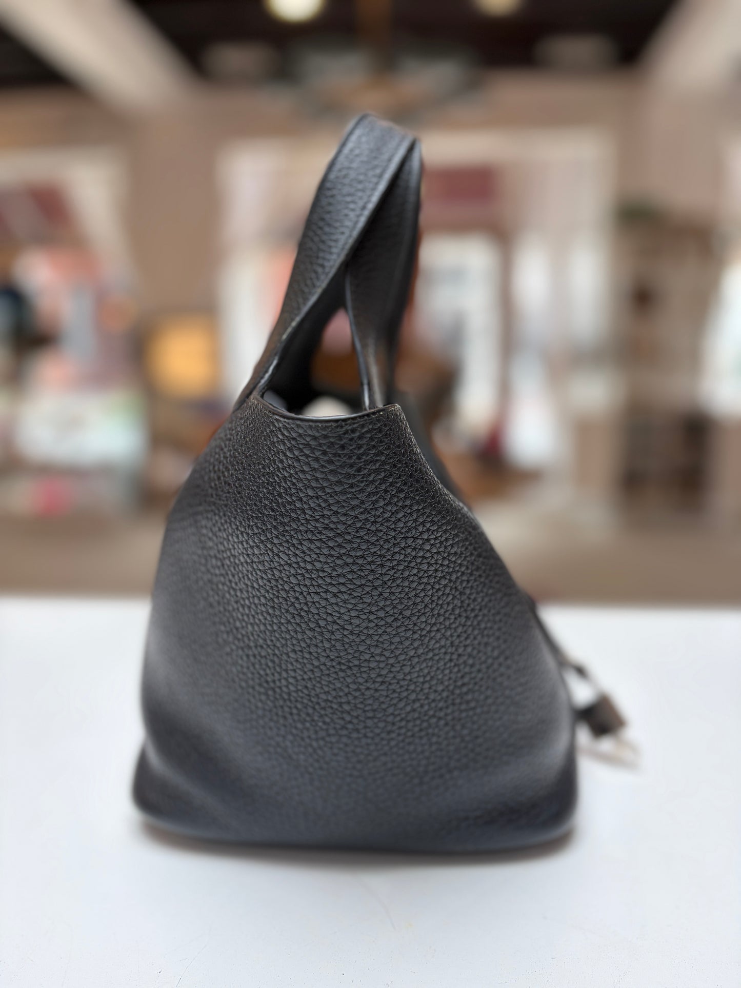Hermes 18 Black Picotin