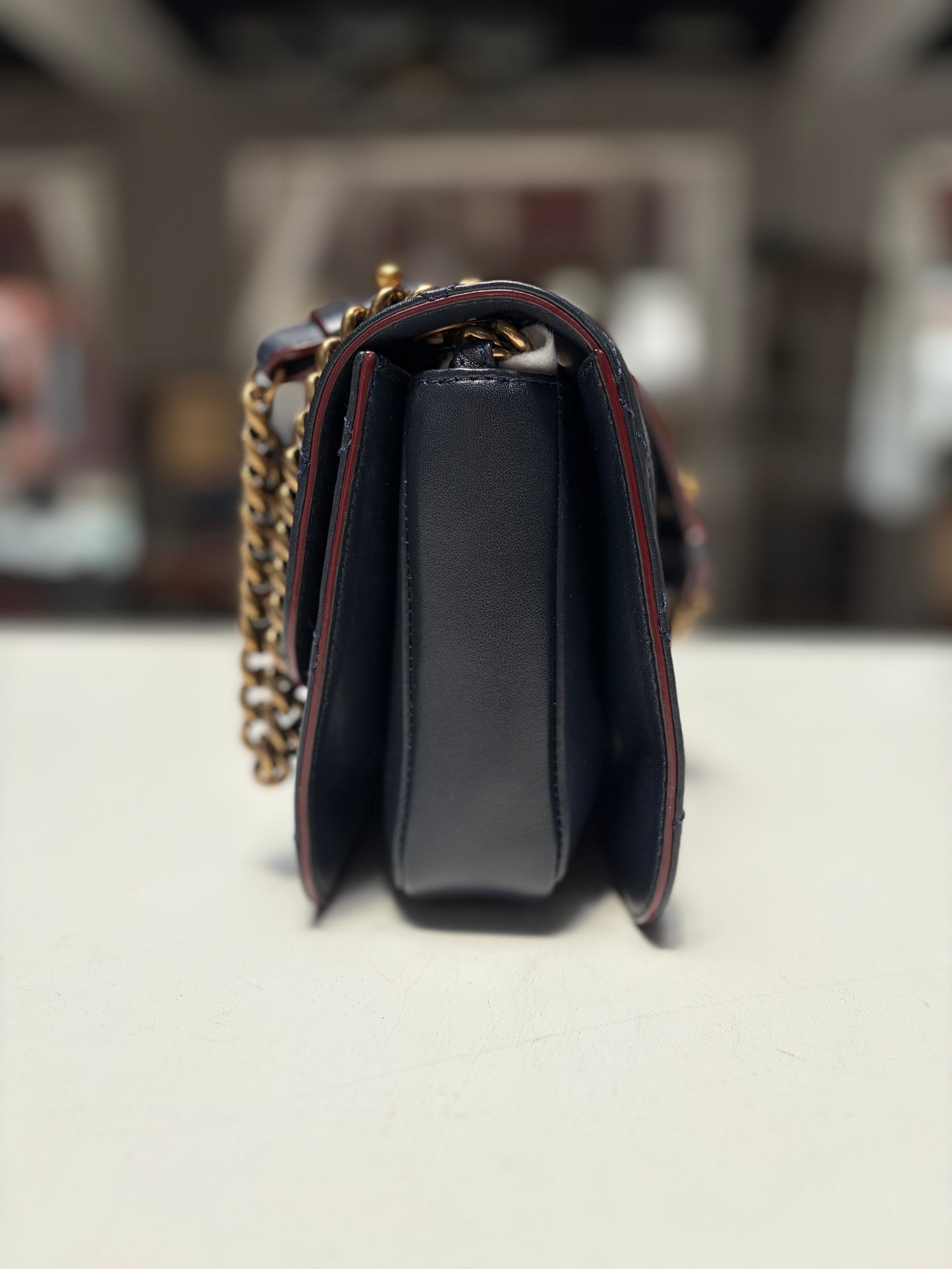 Chanel Navy Perfect Edge Flap Medium Lambskin