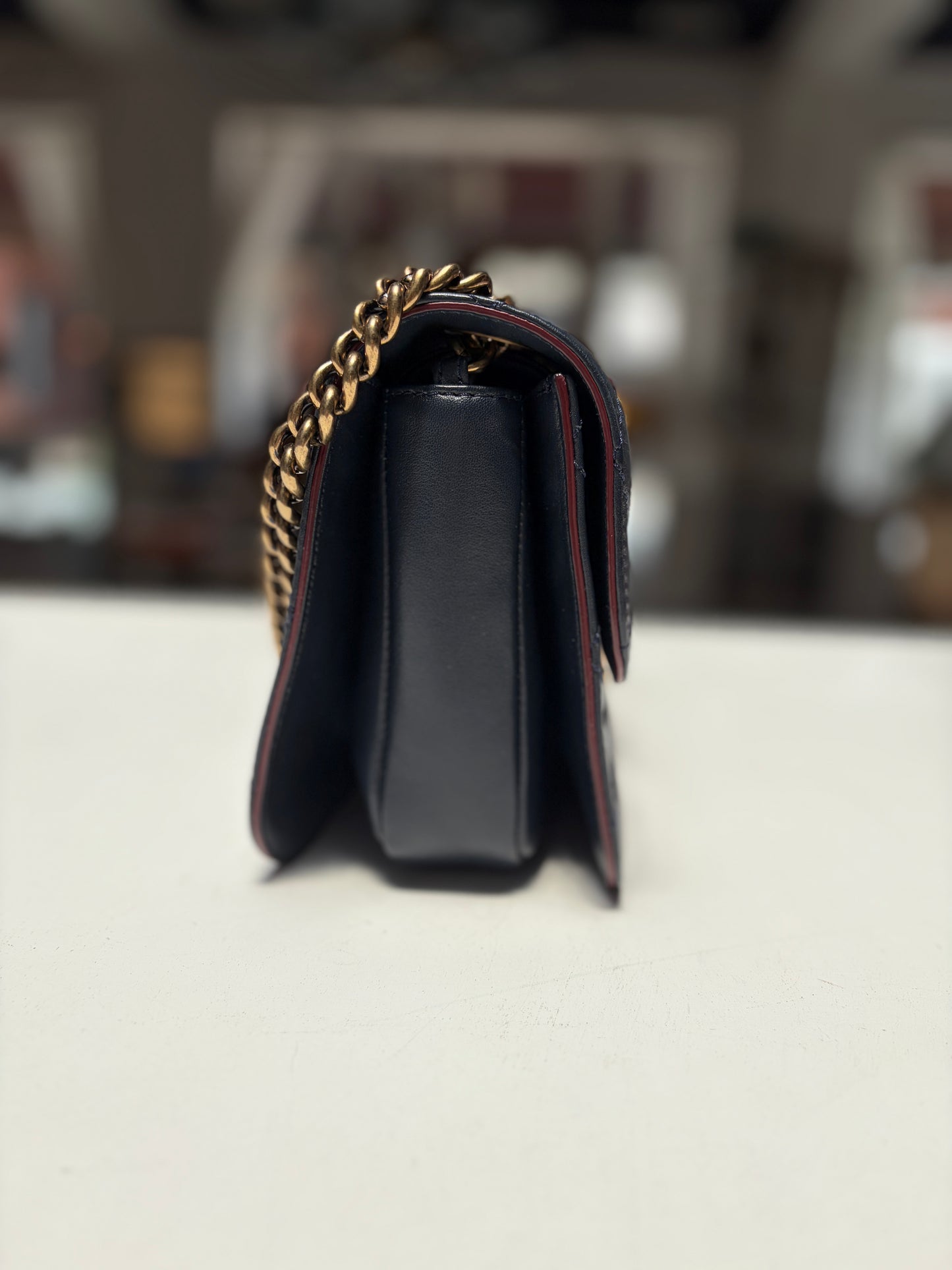 Chanel Navy Perfect Edge Flap Medium Lambskin